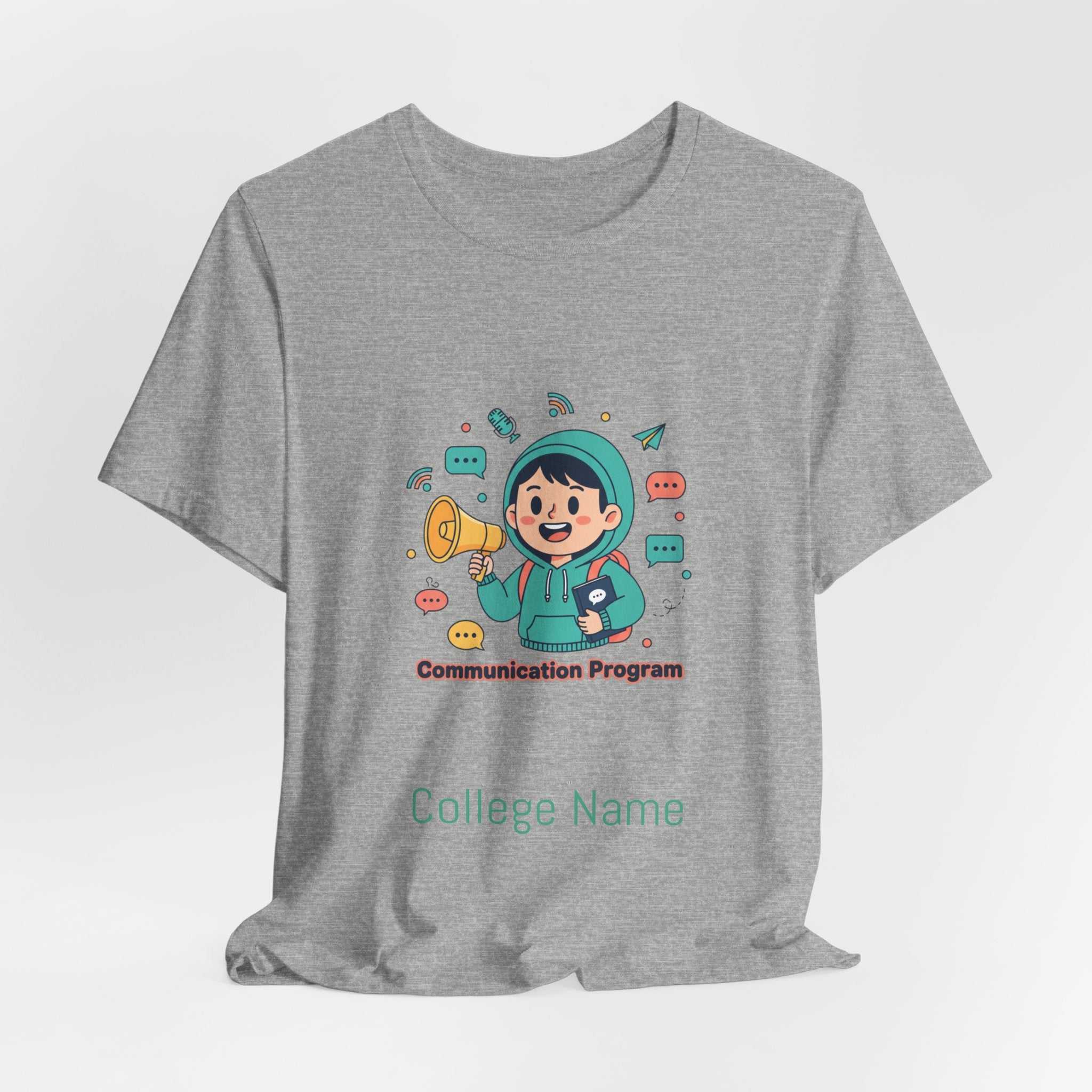Communication Program T‑Shirt — Cute Mascot Tee