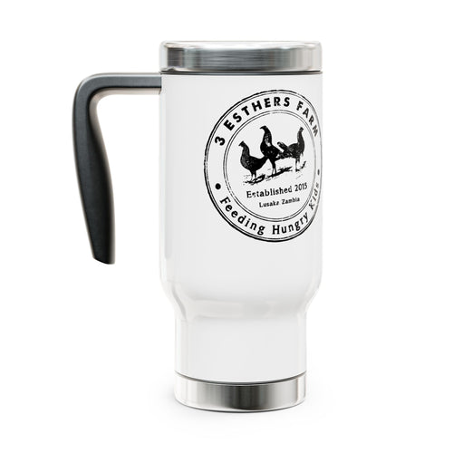 3 Esthers Farm 14oz Stainless Steel Travel Mug with Handle