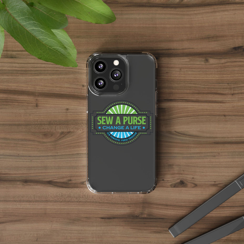 Clear Case — “Sew a Purse, Change a Life” Charity Phone Case