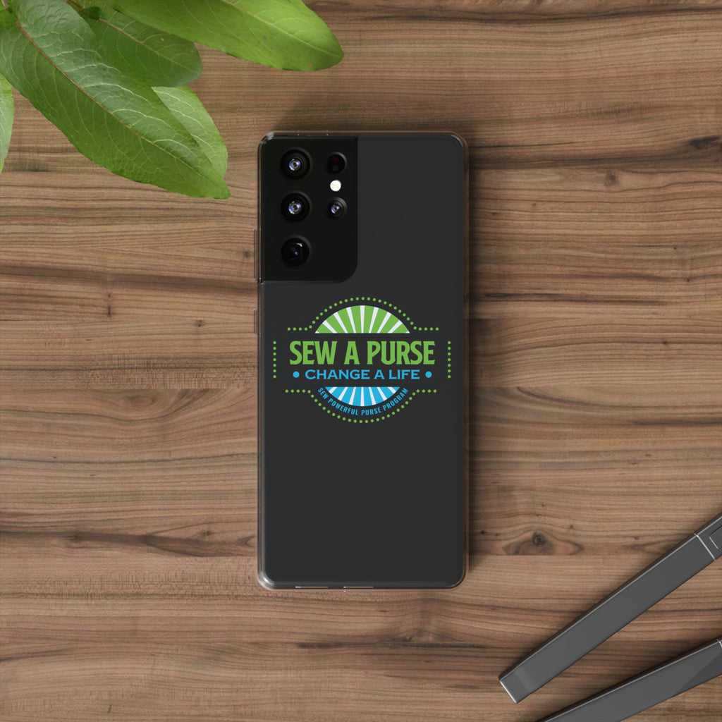 Clear Case — “Sew a Purse, Change a Life” Charity Phone Case