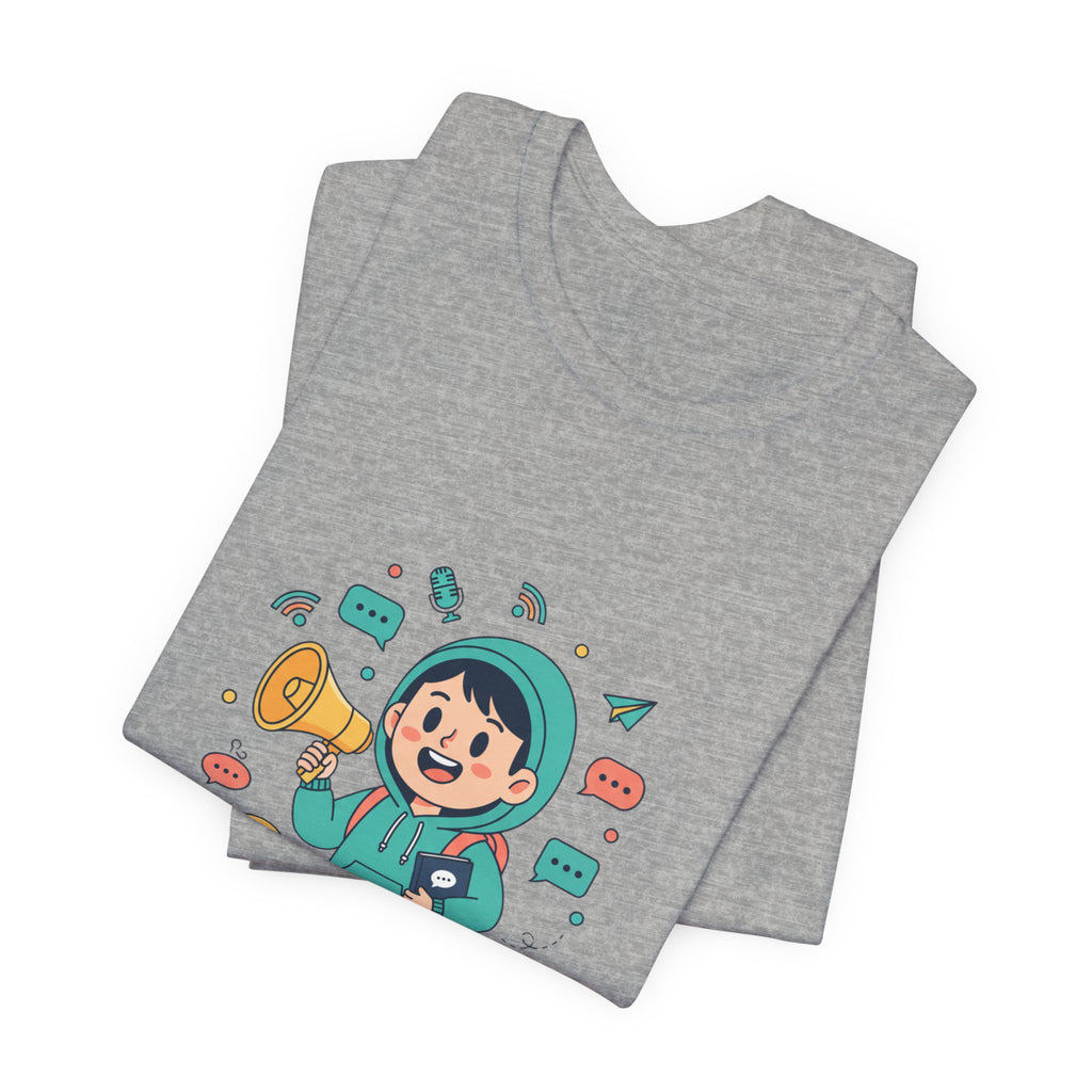 Communication Program T‑Shirt — Cute Mascot Tee