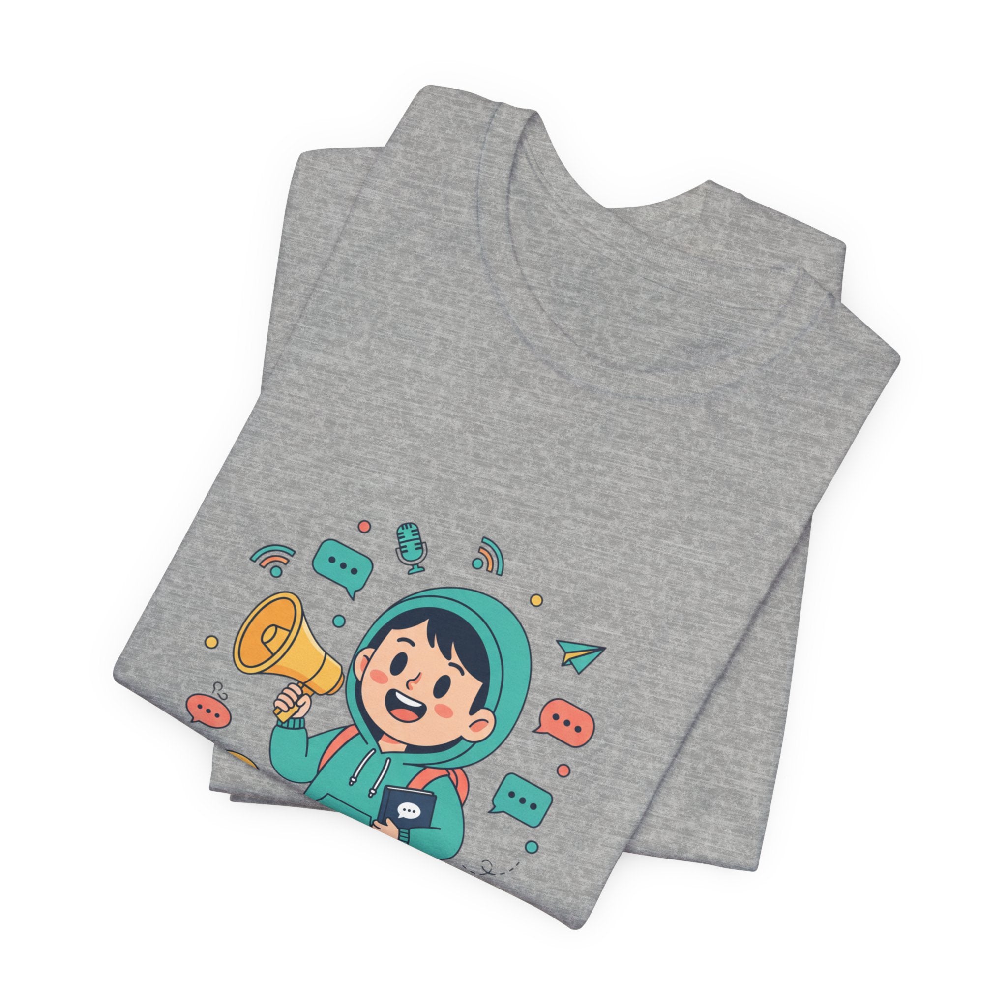 Communication Program T‑Shirt — Cute Mascot Tee