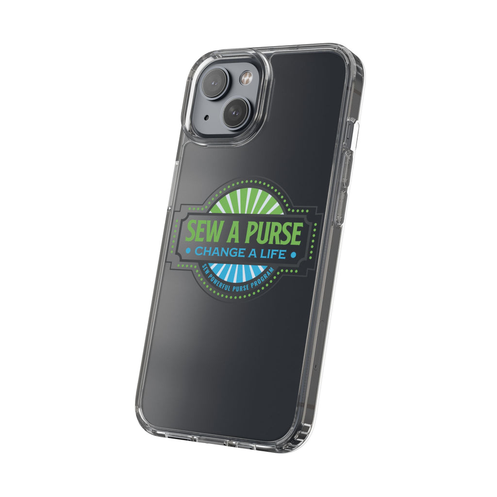 Clear Case — “Sew a Purse, Change a Life” Charity Phone Case