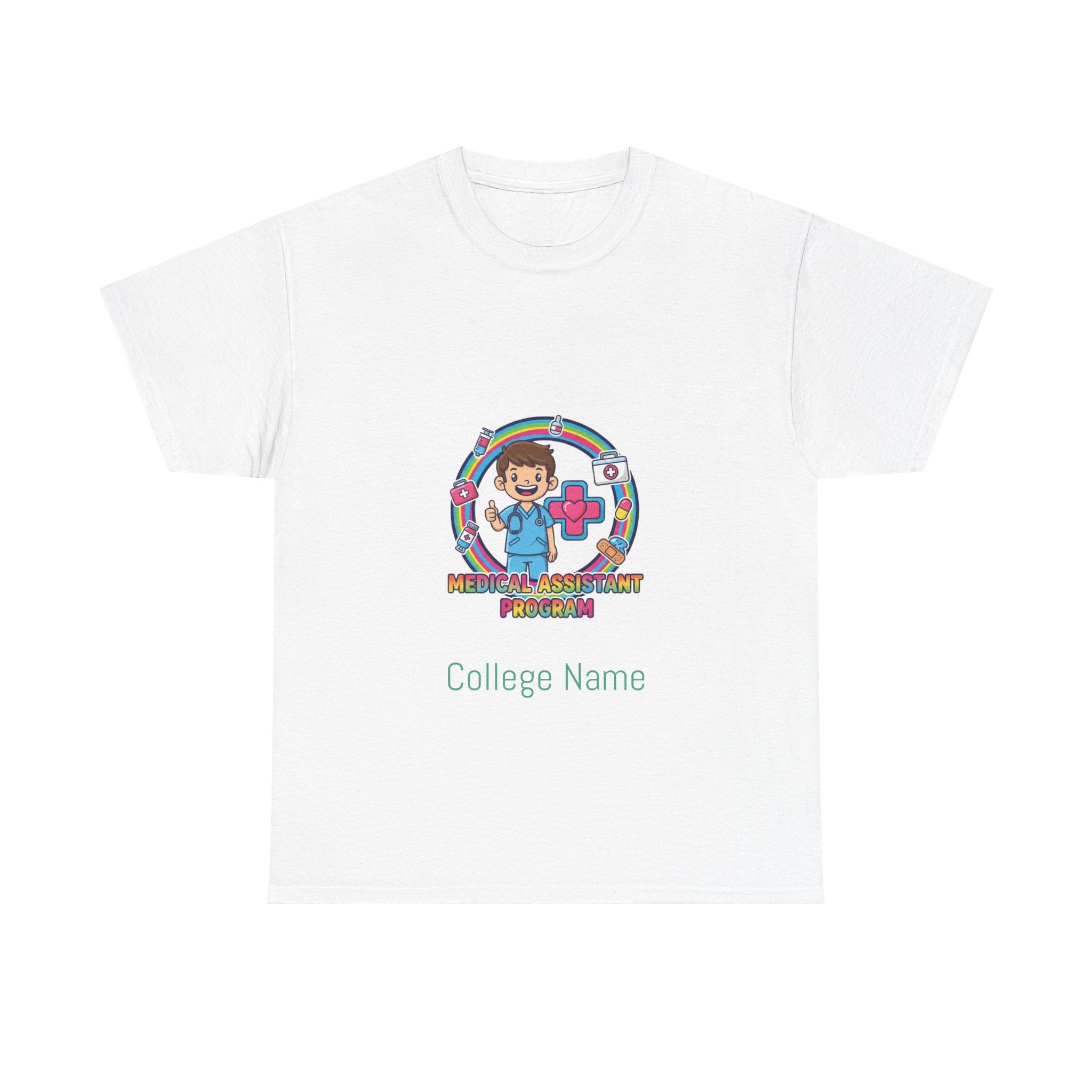 Medical Assistant Graphic Tee — White T‑Shirt