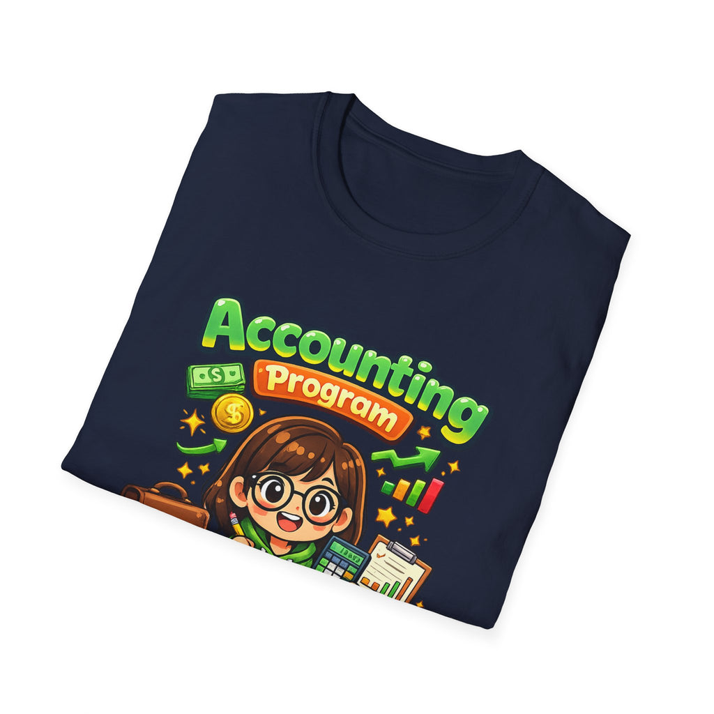 Accounting Program T-Shirt — Cute Student Accountant Graphic Tee