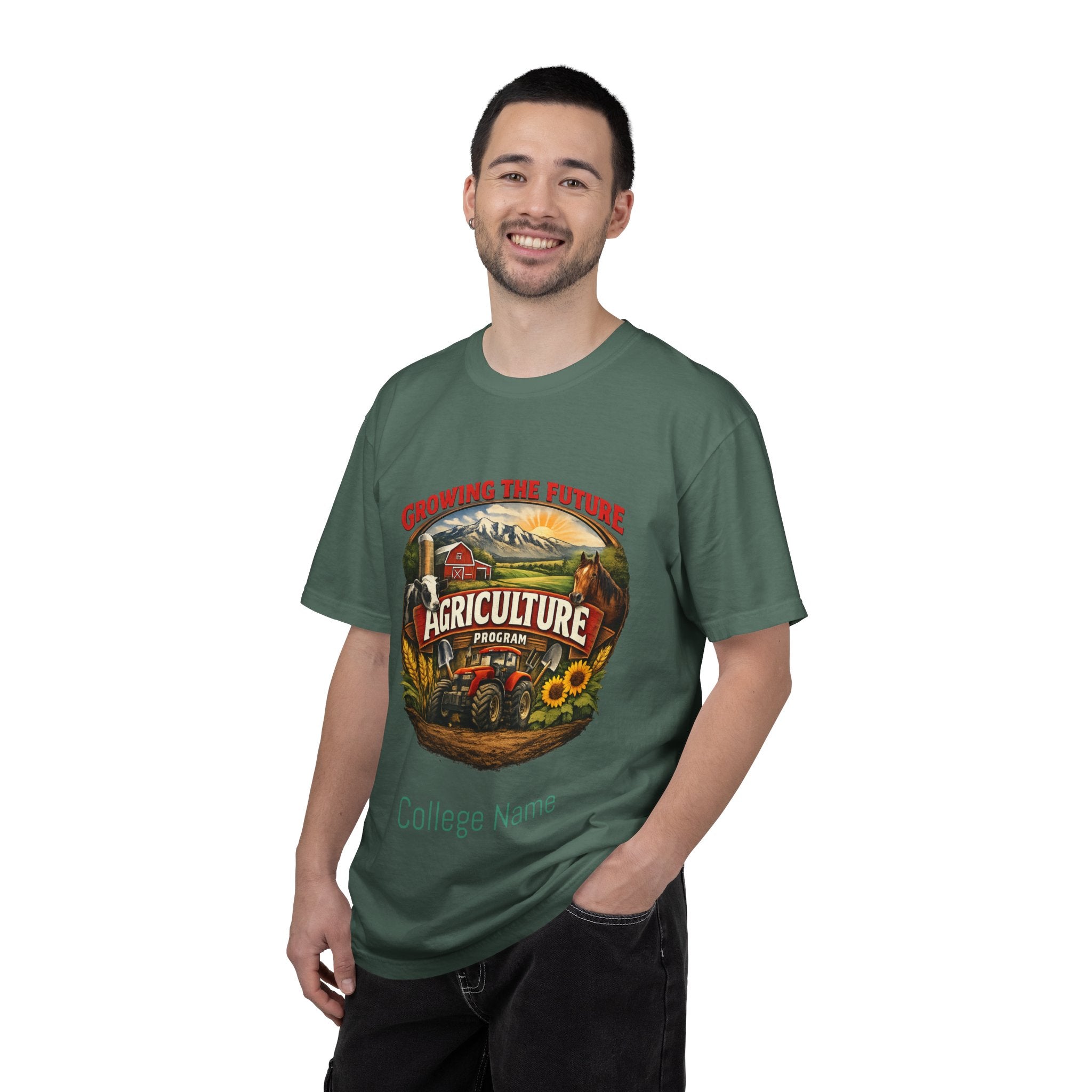 Agriculture Program T‑Shirt — "Growing the Future" Farm Vintage Graphic