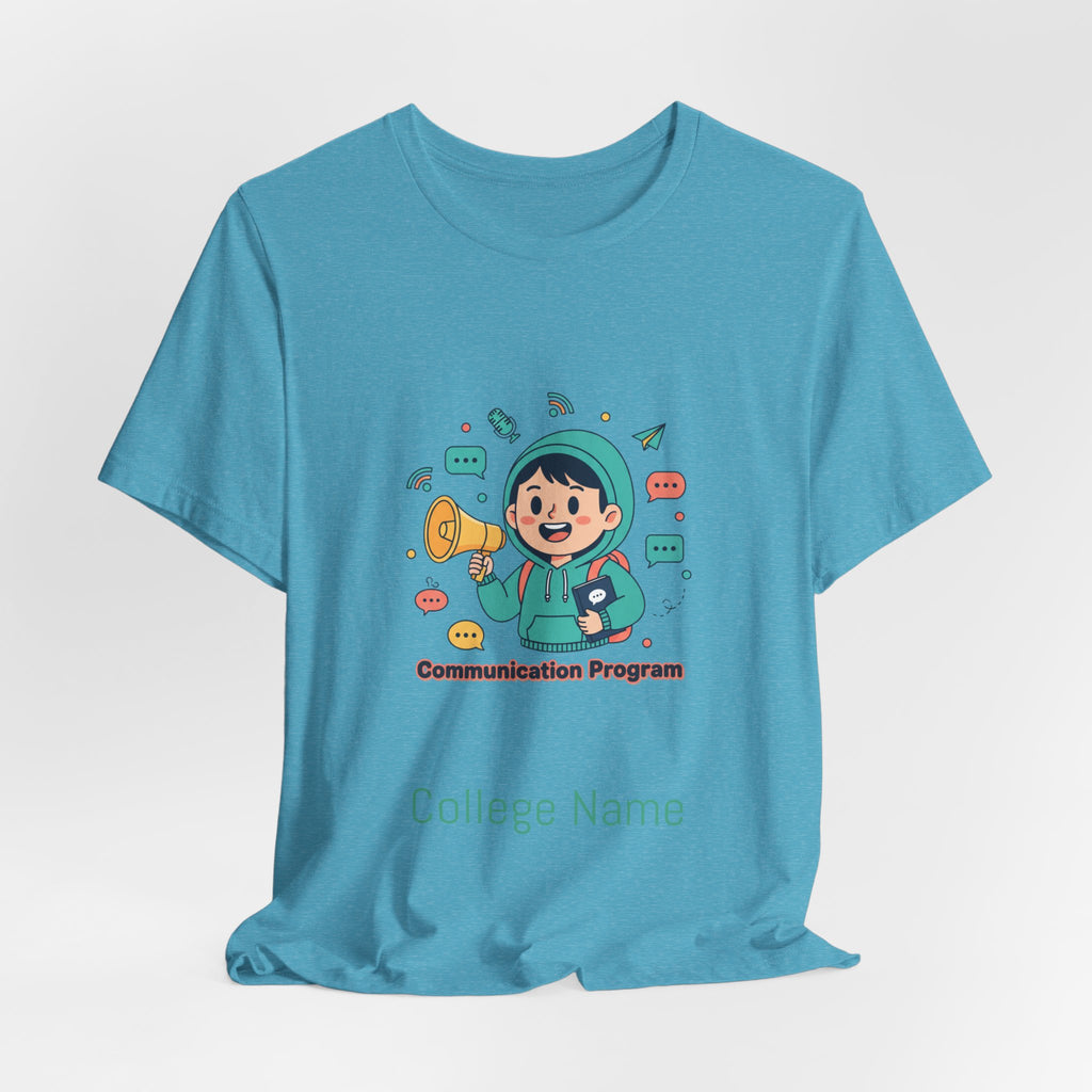 Communication Program T‑Shirt — Cute Mascot Tee