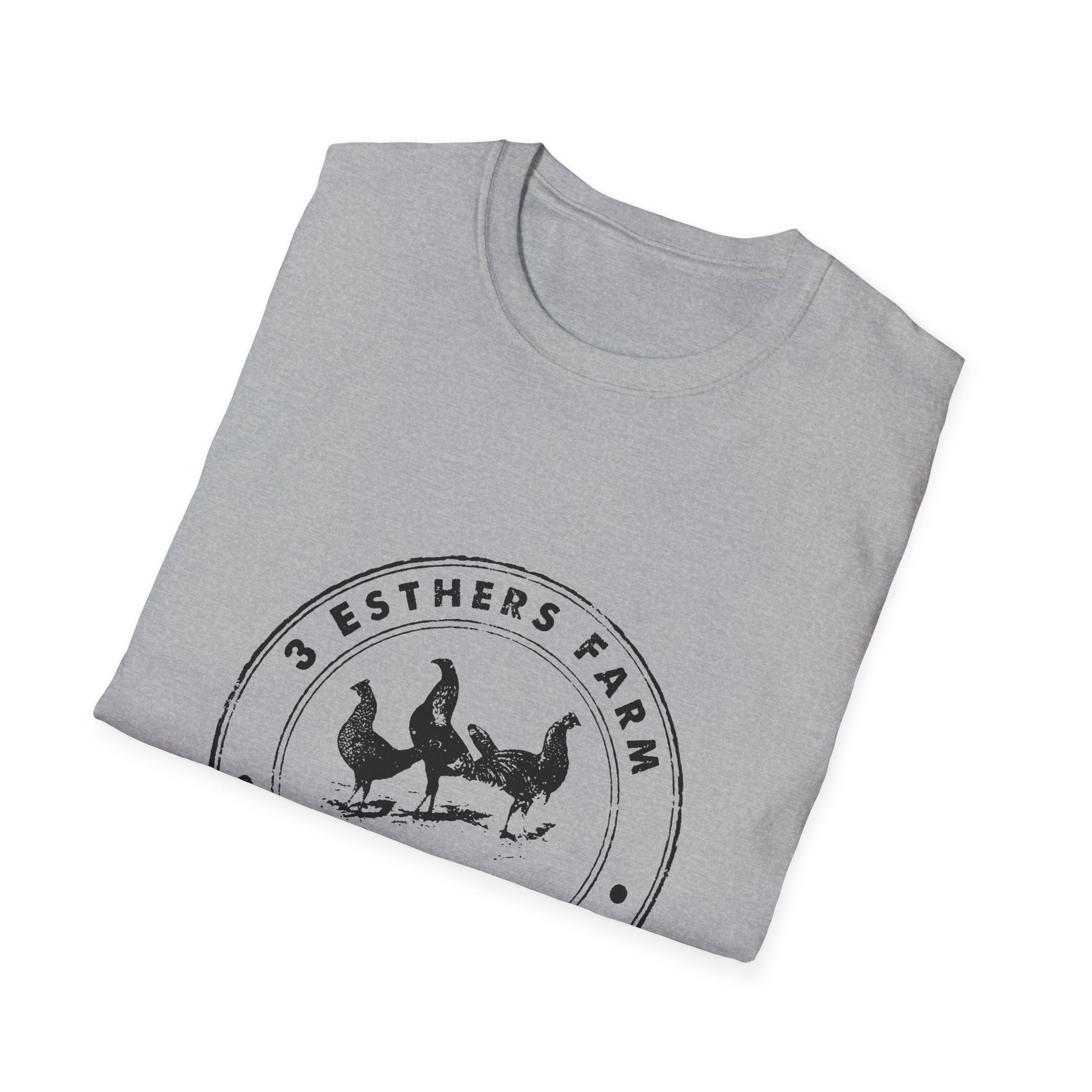Farmhouse Chickens T-Shirt — "Pesthers Farm: Feeding Hungry Hens" Vintage Logo