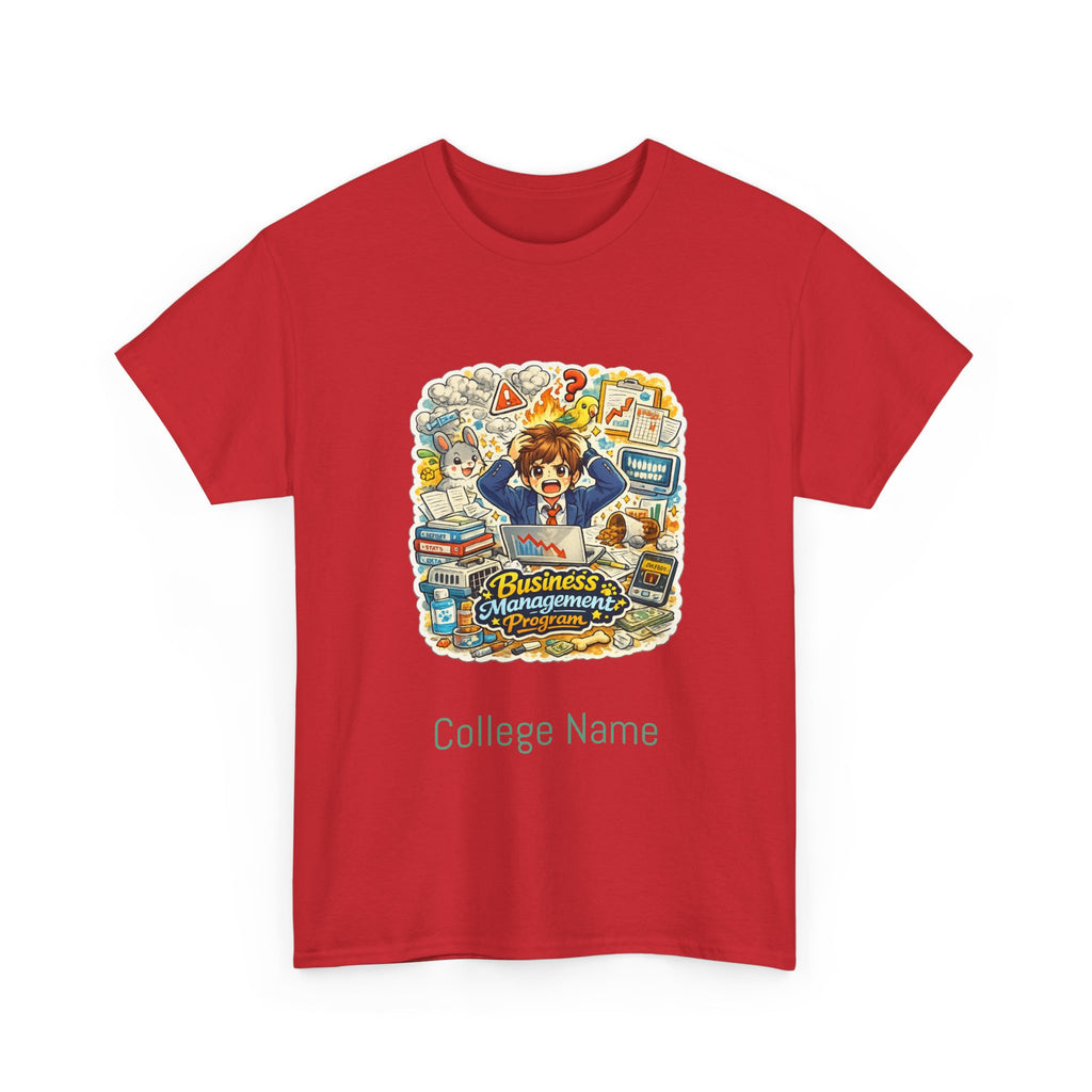 Business Management Major T-Shirt - Cute College Illustration Tee