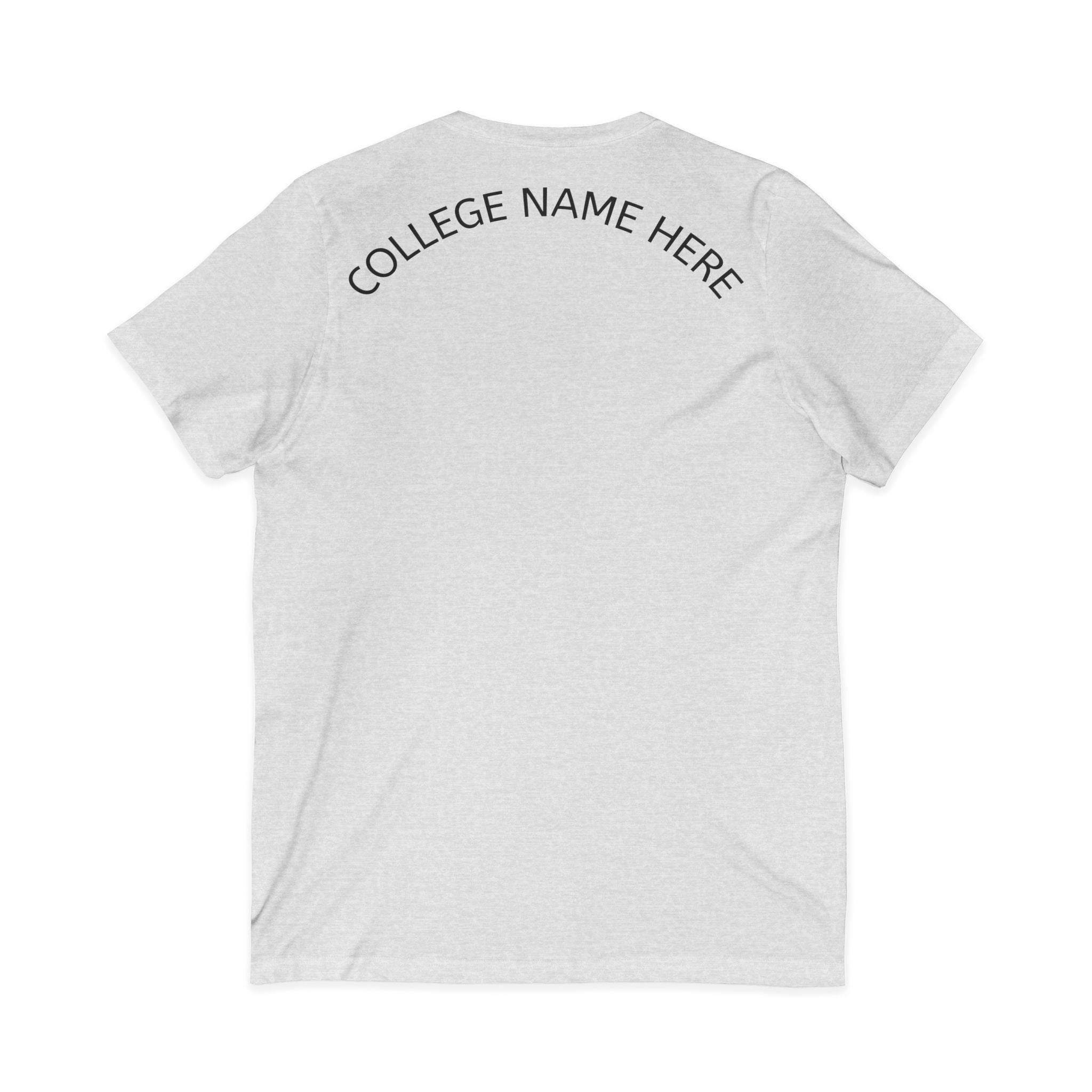 Business Management Program V-Neck Tee — College Student Career Prep Shirt