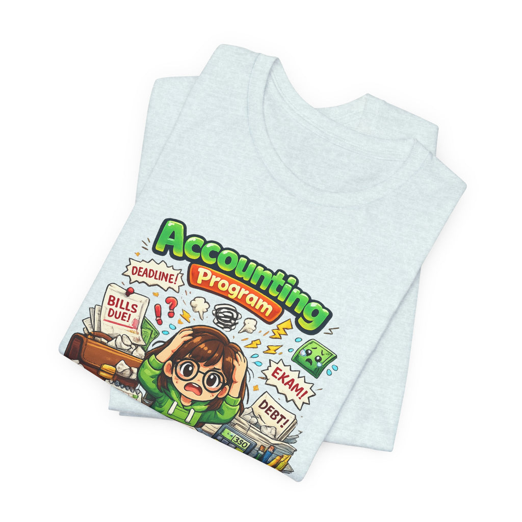 Accounting Program Student Tee — Cute Study Cartoon College Shirt