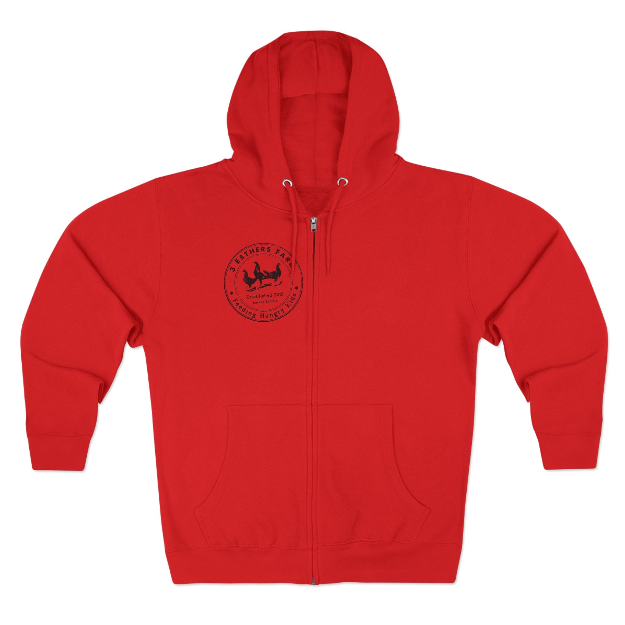 3 Esther Zip Hoodie – Coastal Sailing Badge Chest Print