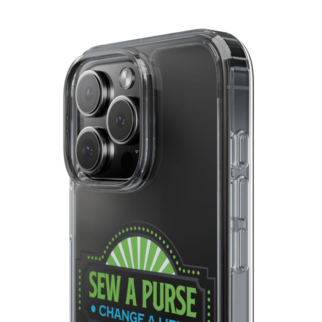 Clear Case — “Sew a Purse, Change a Life” Charity Phone Case
