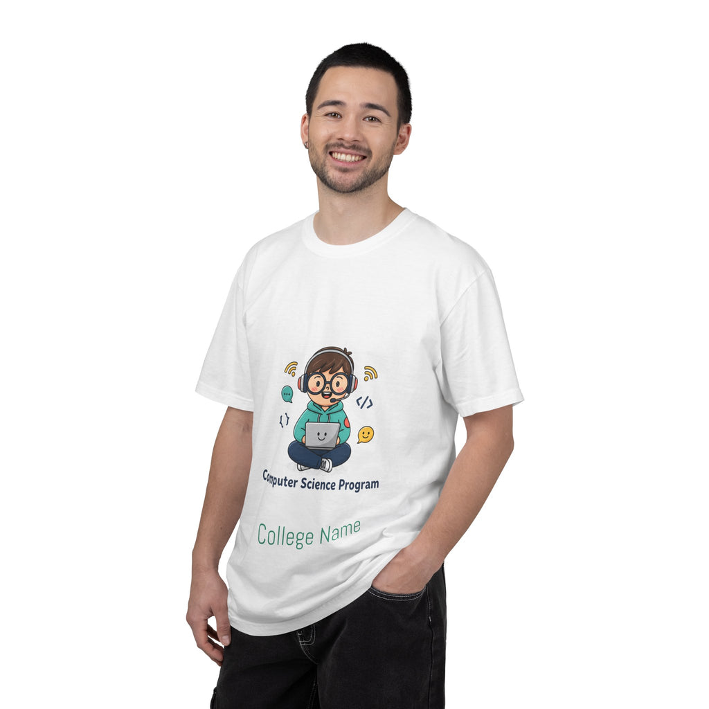 Computer Science Program T-Shirt — Cute Programmer Cartoon Tee
