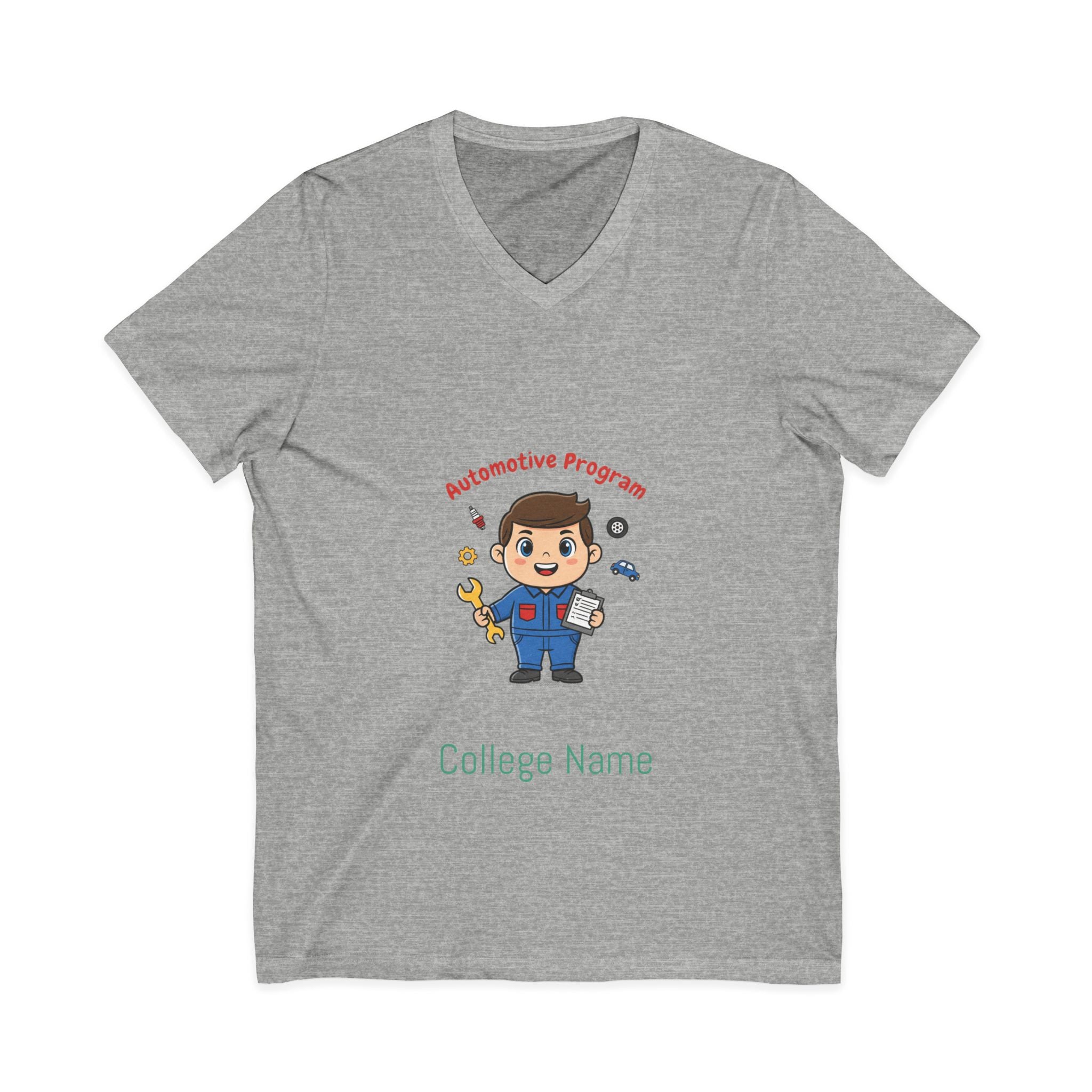 Automotive Program Mechanic Tee — Cute Auto Tech T‑Shirt with Wrench Graphic