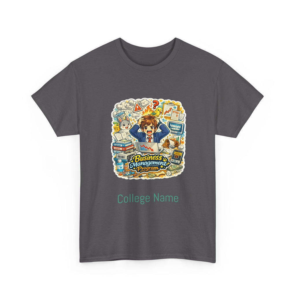 Business Management Major T-Shirt - Cute College Illustration Tee
