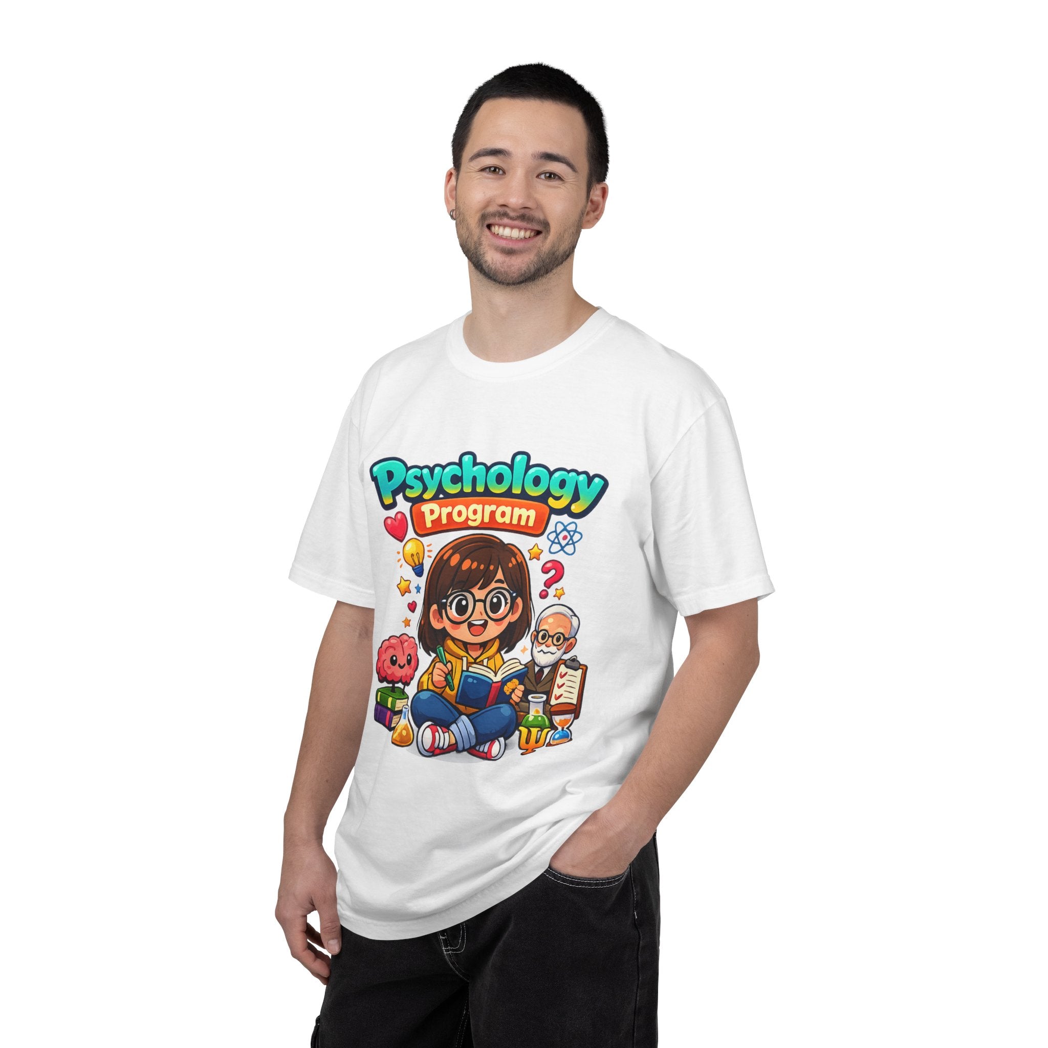Psychology Program T-Shirt — Cute Student Cartoon Design
