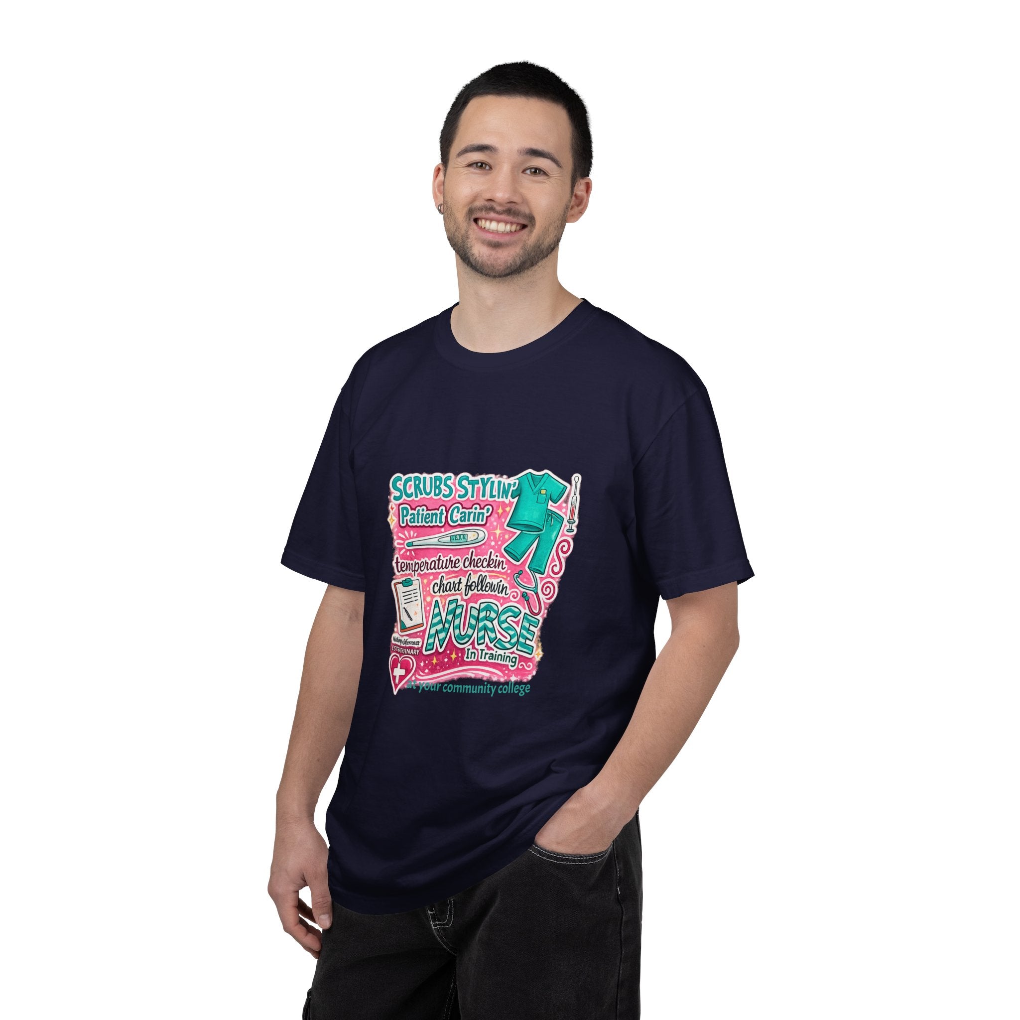 Nurse Scrubs Graphic T-Shirt — 'Scrubs Styling' Cute Medical Humor Tee