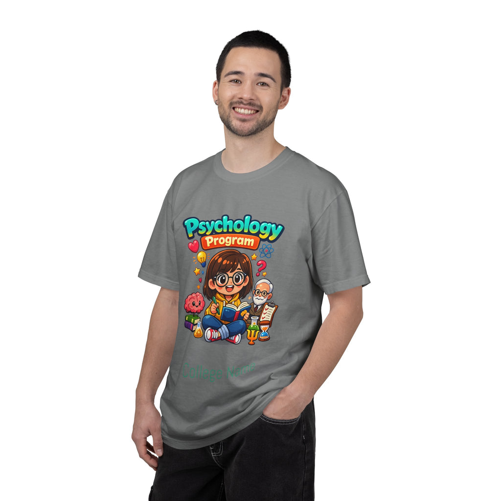 Psychology Program T-Shirt — Cute Student Cartoon Design