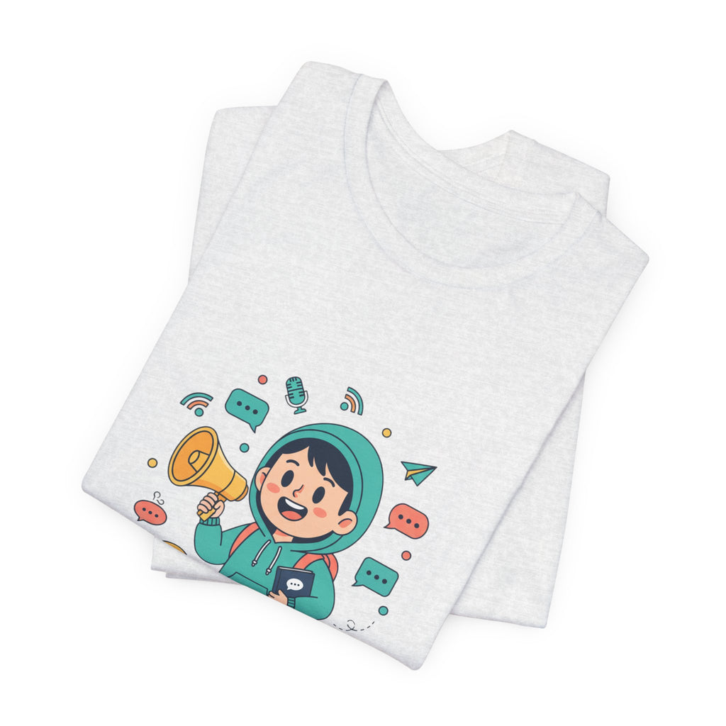 Communication Program T‑Shirt — Cute Mascot Tee
