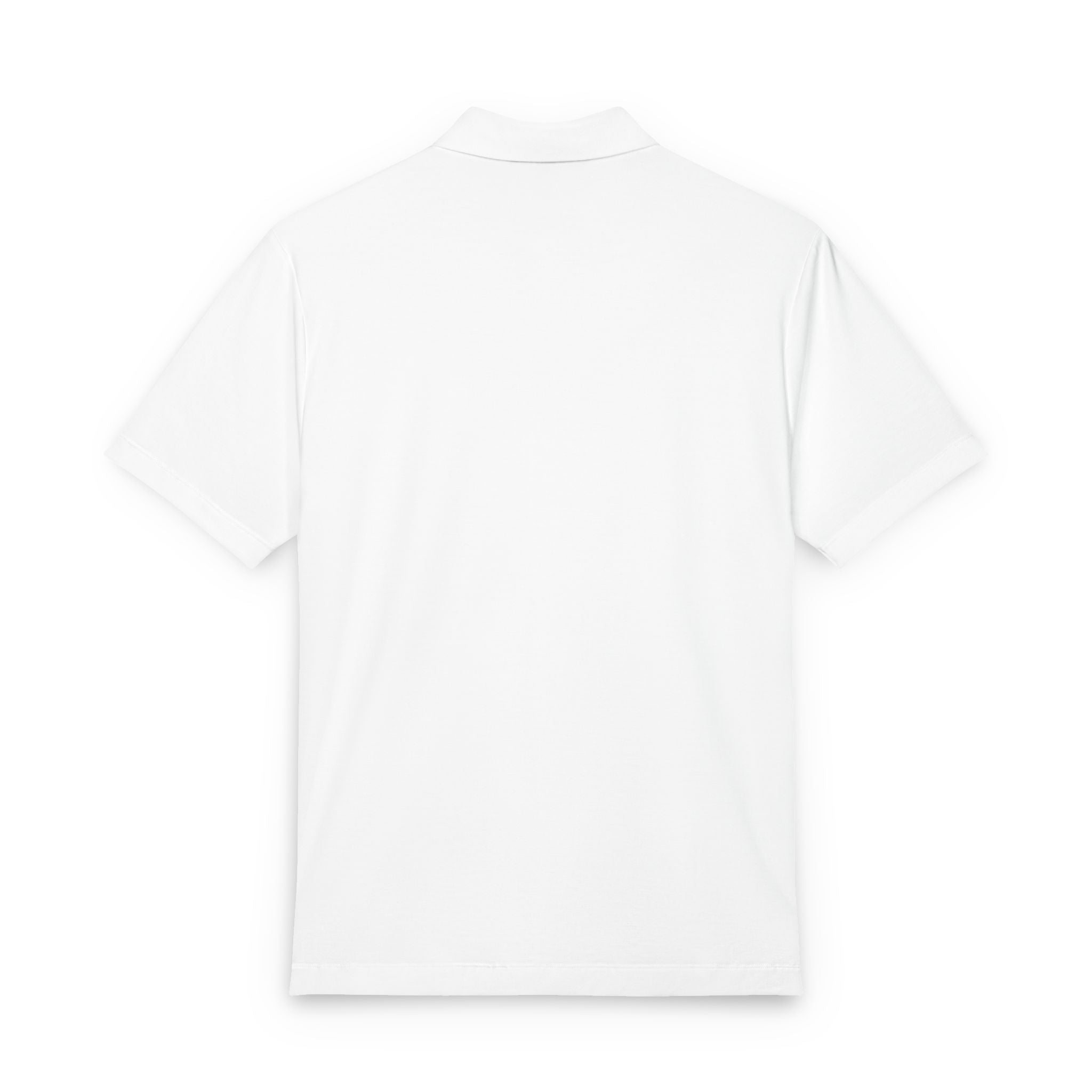 Computer Science Polo — Classic White Men's Stretch Jersey