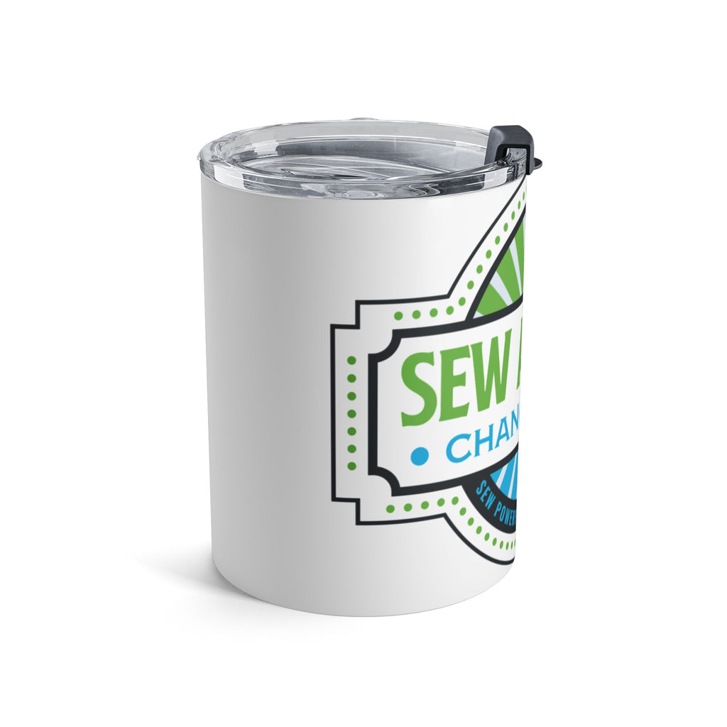 10oz Insulated Tumbler — “Sew a Purse, Change a Life” Fundraiser Design