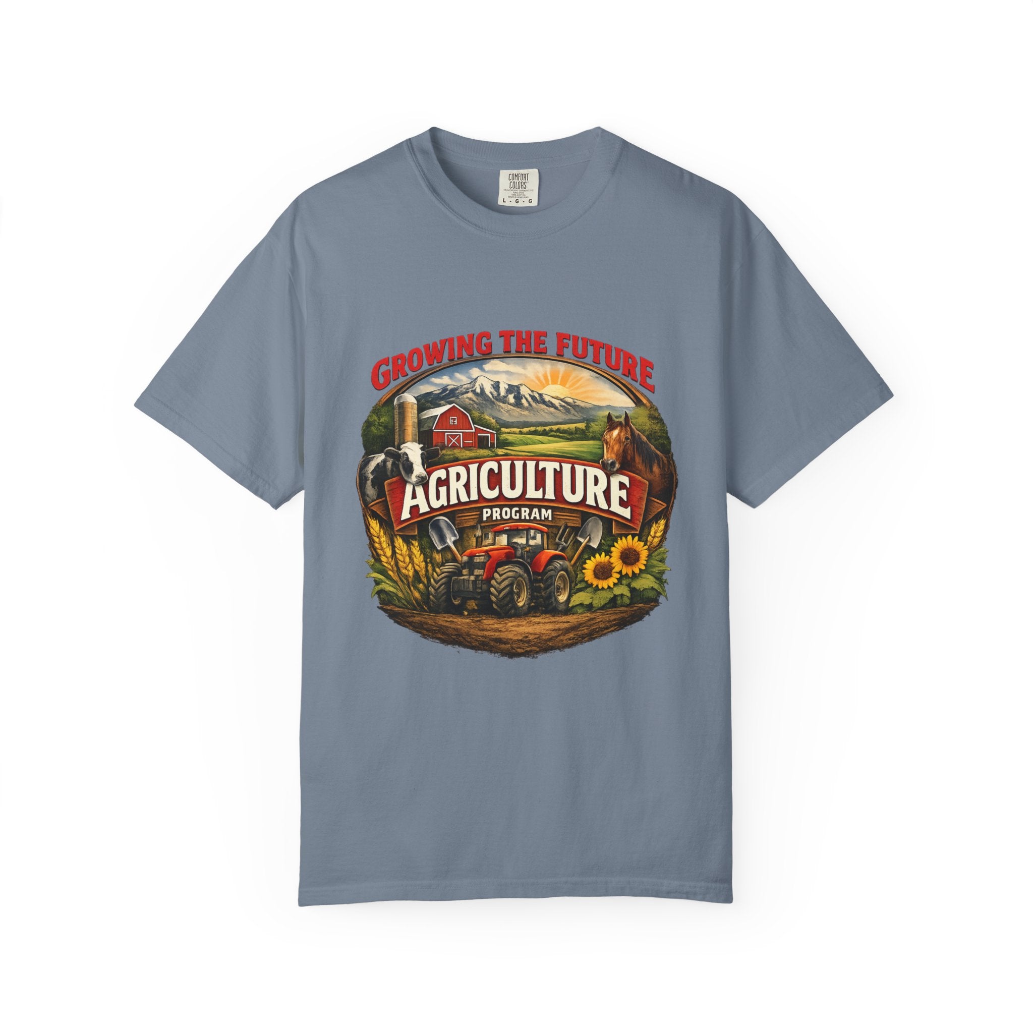 Agriculture Program T‑Shirt — "Growing the Future" Farm Vintage Graphic