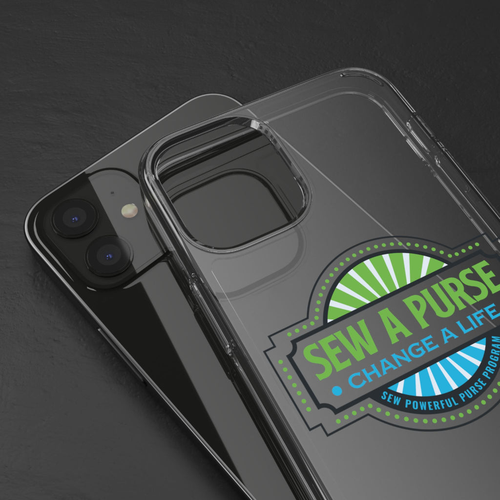 Clear Case — “Sew a Purse, Change a Life” Charity Phone Case