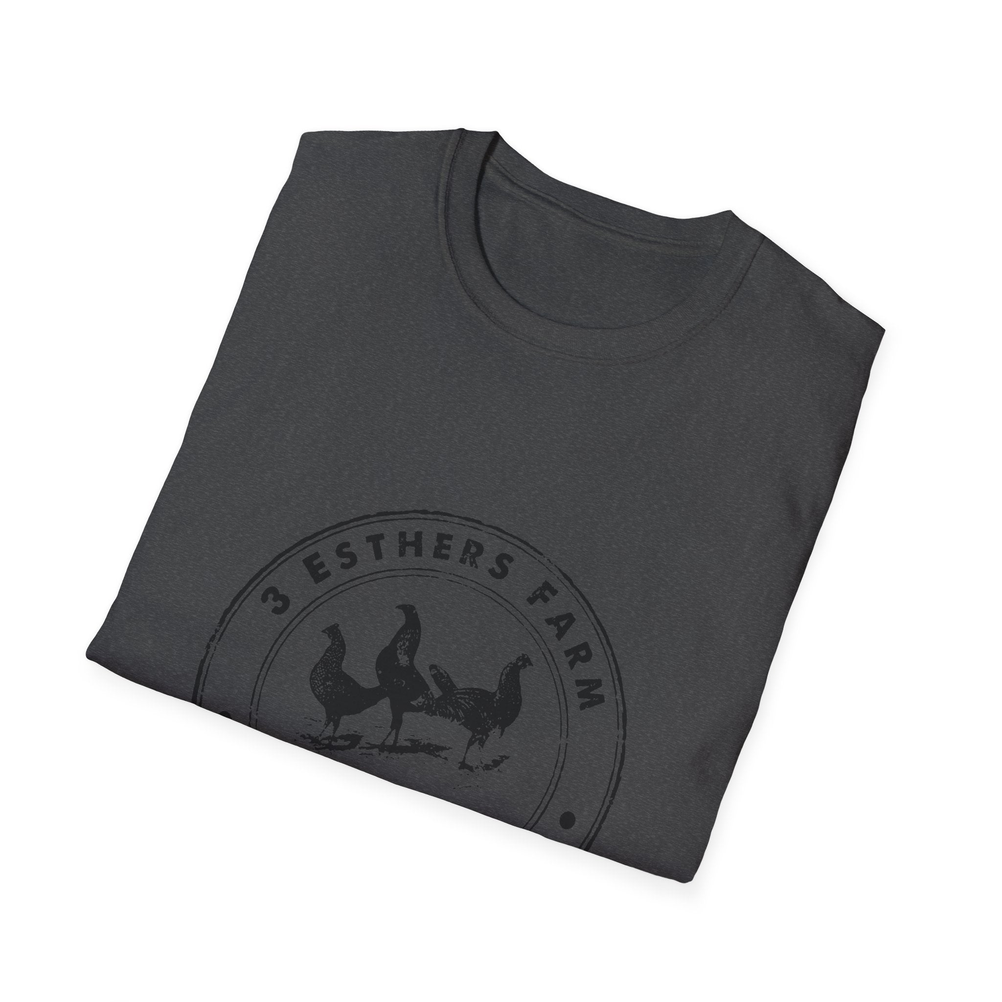 Farmhouse Chickens T-Shirt — "Pesthers Farm: Feeding Hungry Hens" Vintage Logo