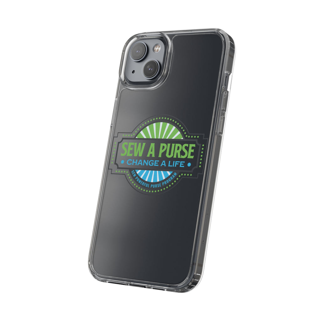 Clear Case — “Sew a Purse, Change a Life” Charity Phone Case
