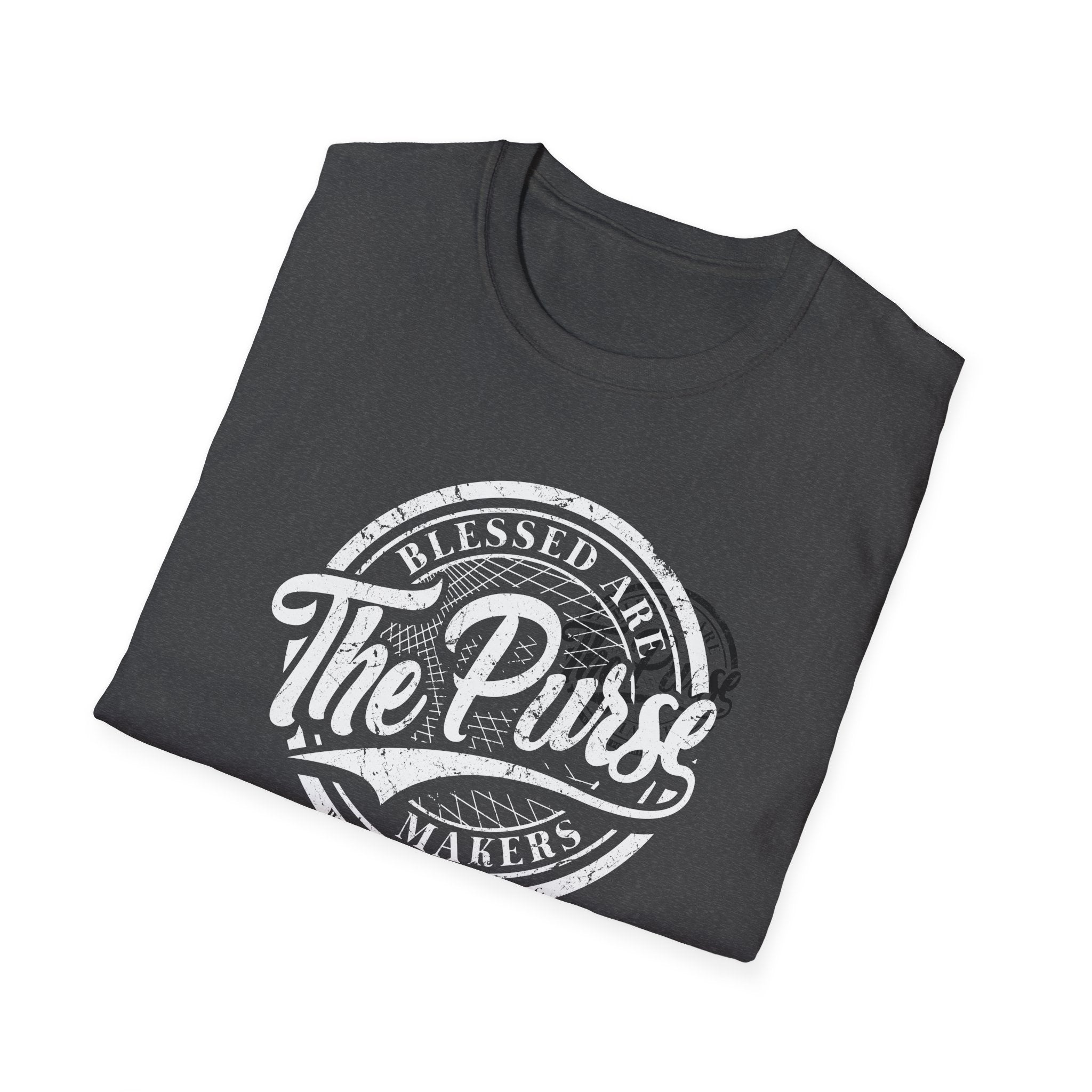 Blessed Are The Purse Makers White Logo T-Shirt