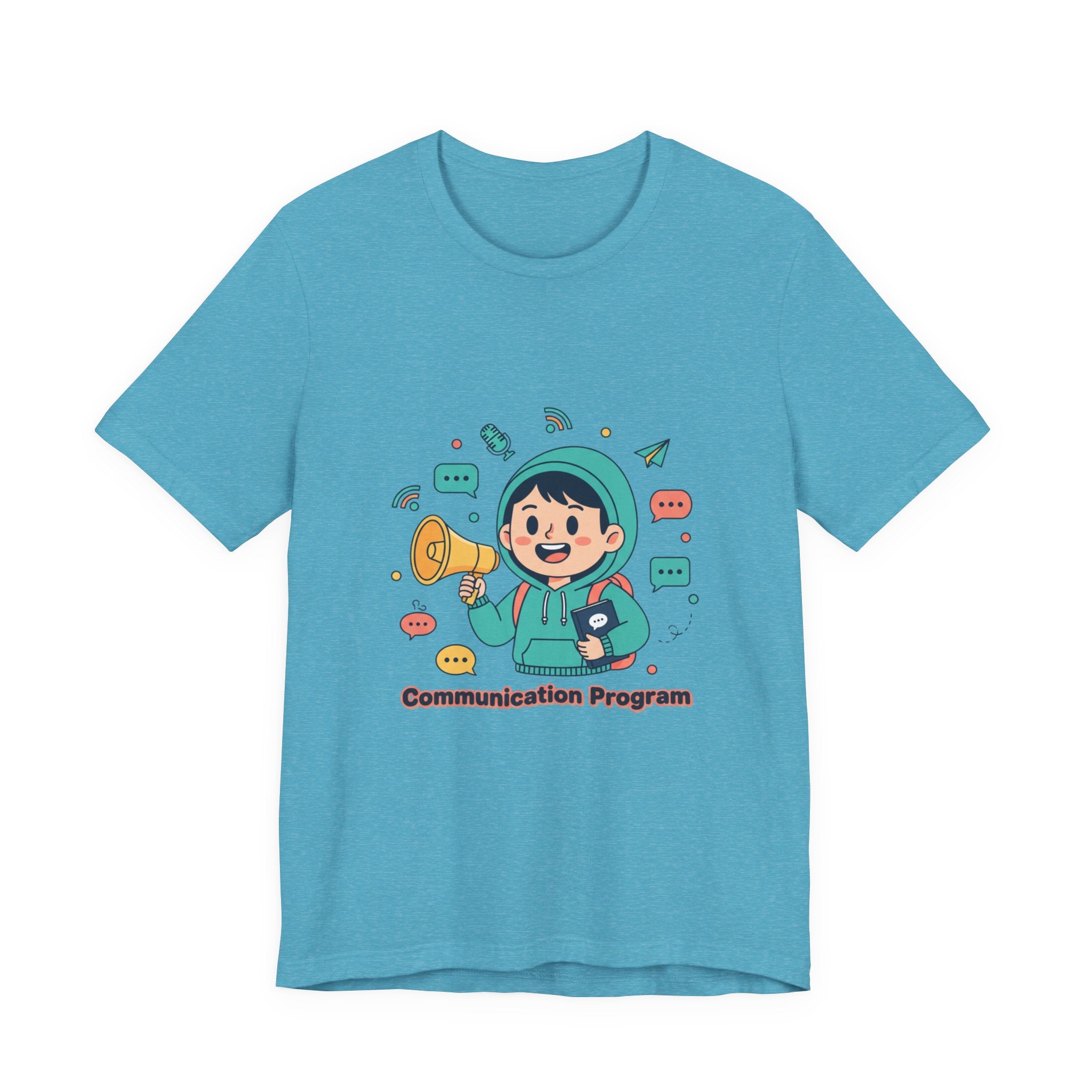 Communication Program T‑Shirt — Cute Mascot Tee
