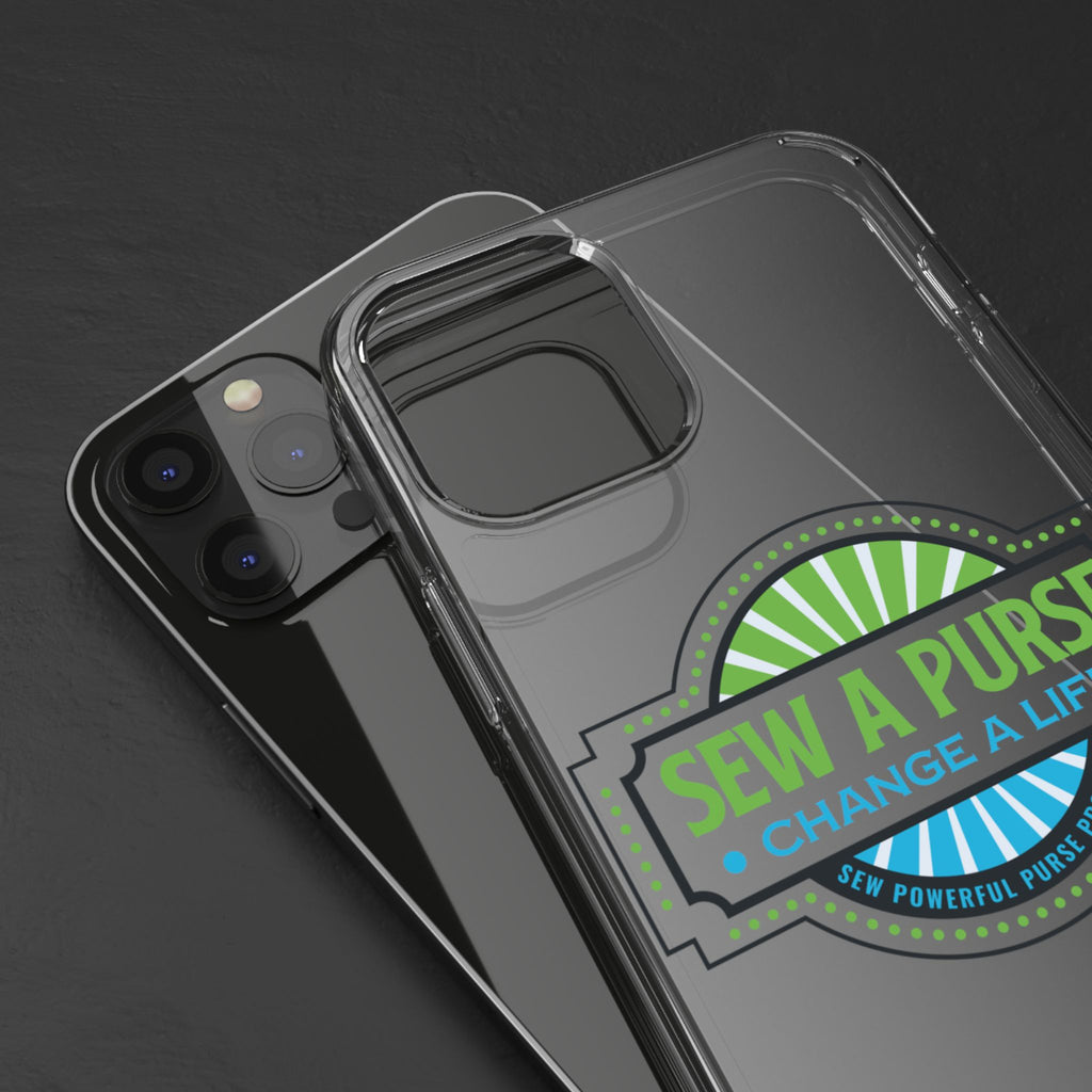 Clear Case — “Sew a Purse, Change a Life” Charity Phone Case