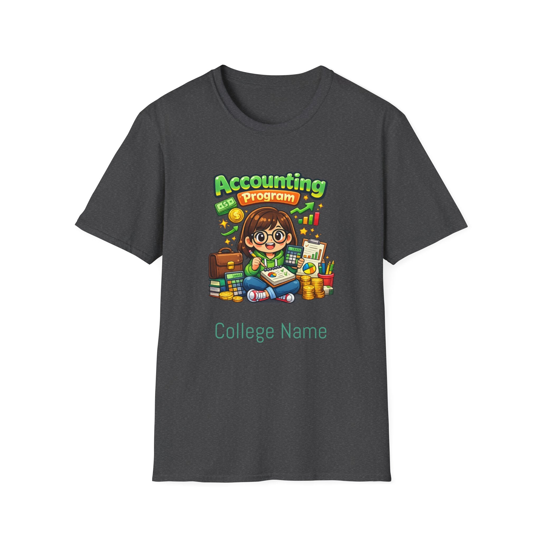 Accounting Program T-Shirt — Cute Student Accountant Graphic Tee