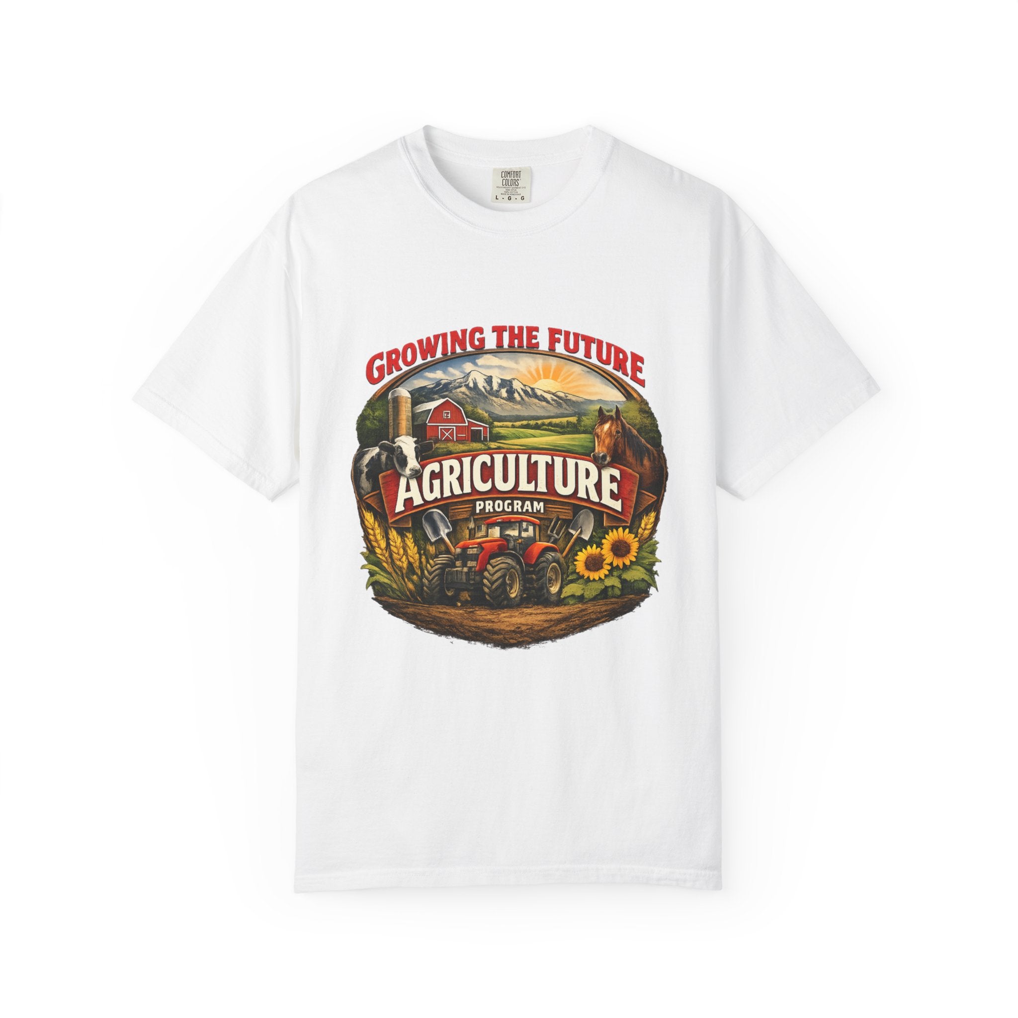 Agriculture Program T‑Shirt — "Growing the Future" Farm Vintage Graphic