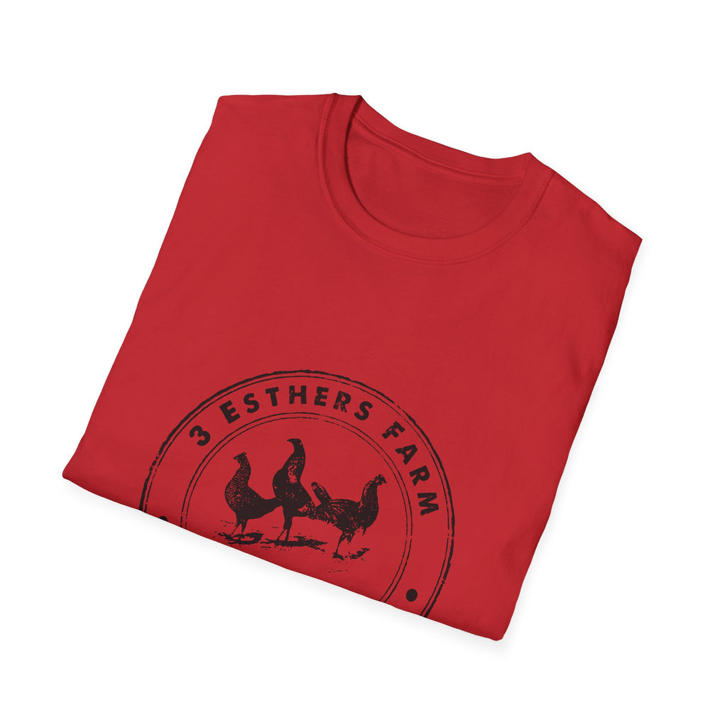 Farmhouse Chickens T-Shirt — "Pesthers Farm: Feeding Hungry Hens" Vintage Logo