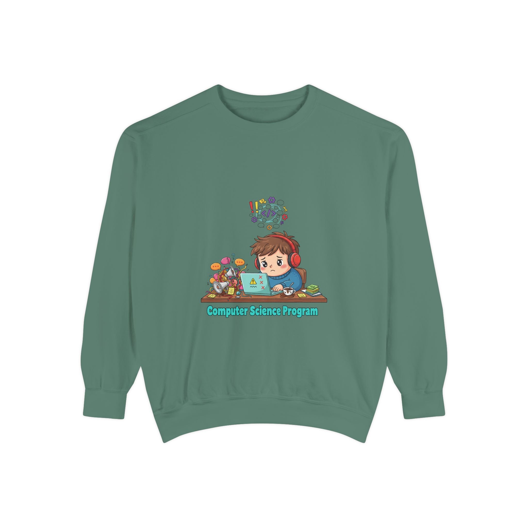 Computer Science Unisex Garment-Dyed Sweatshirt