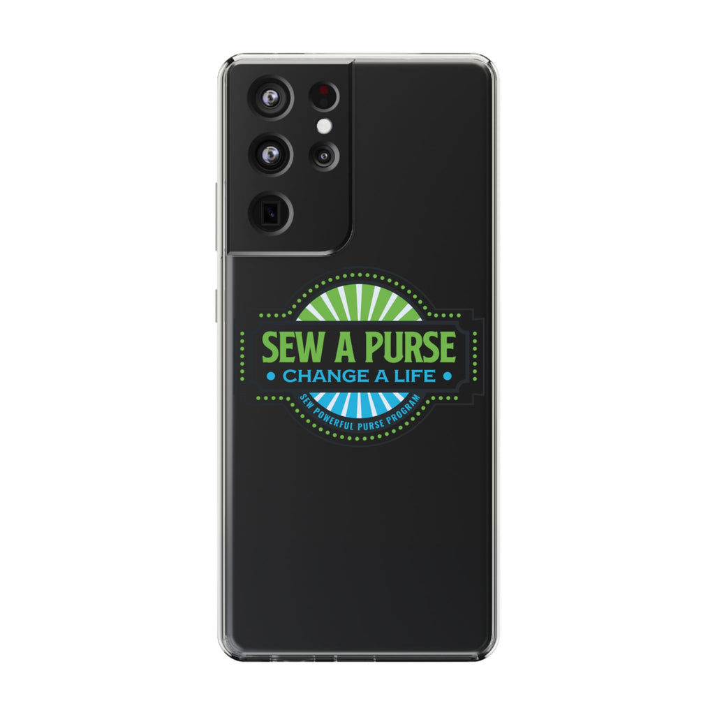 Clear Phone Case — “Sew a Purse, Change a Life”