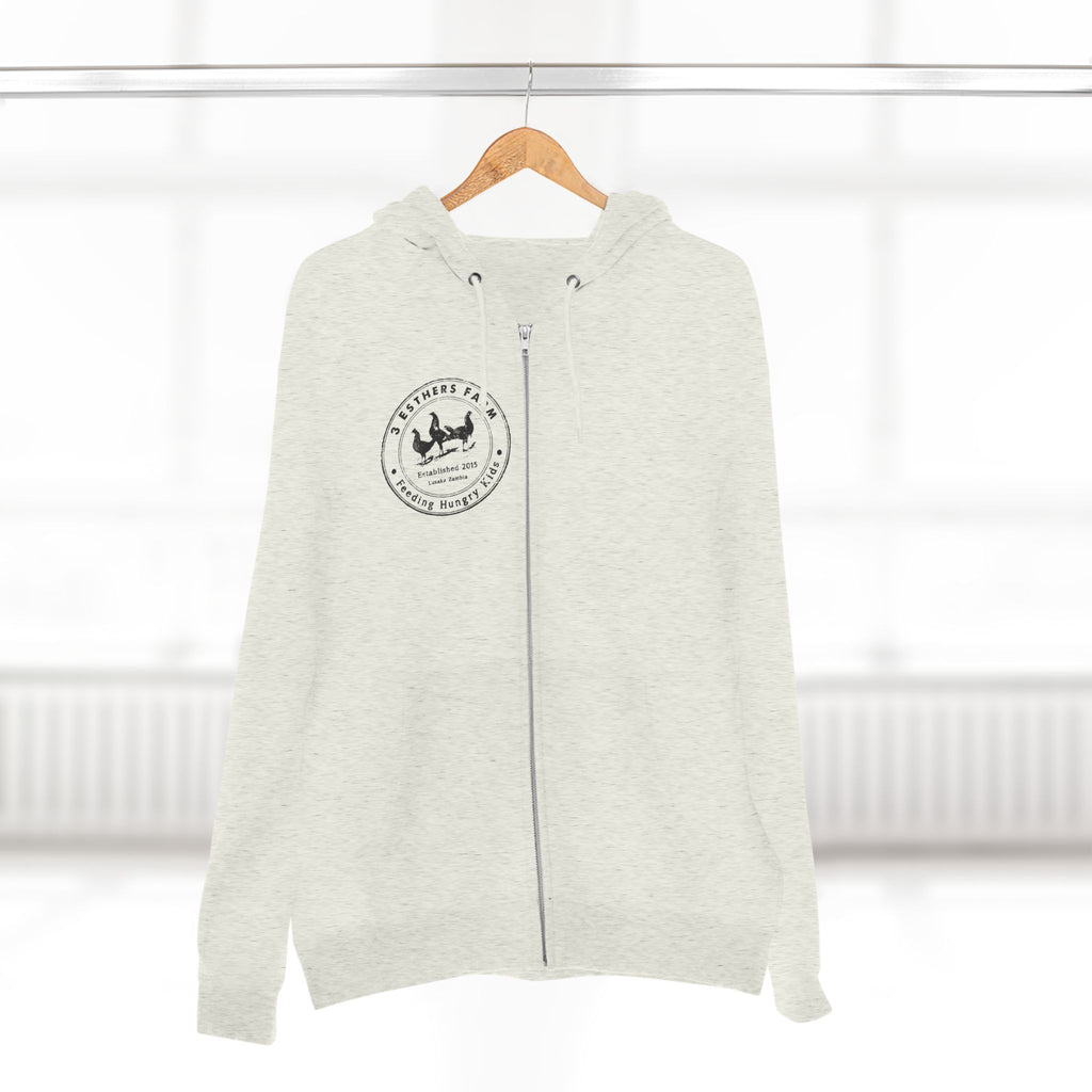 3 Esther Zip Hoodie – Coastal Sailing Badge Chest Print