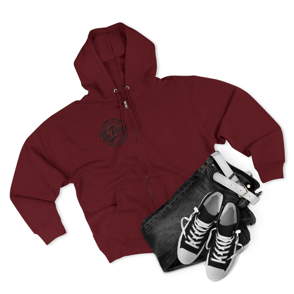 The Purse Zip Hoodie — Vintage Camping Logo Hooded Jacket