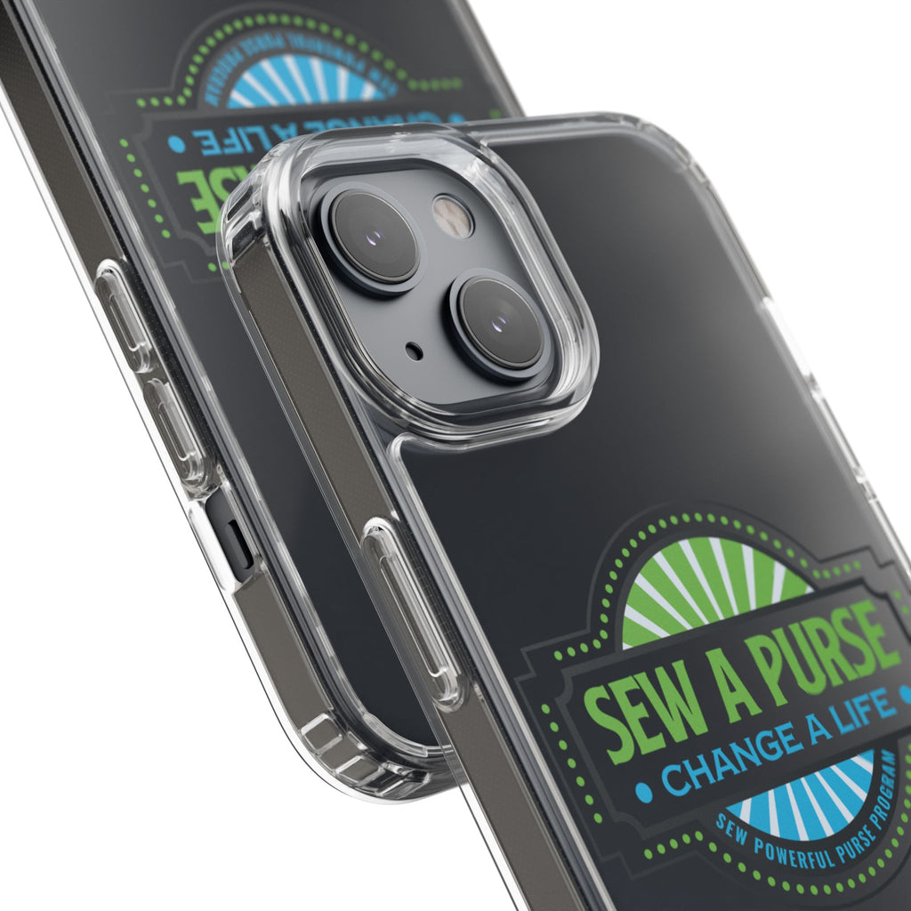 Clear Case — “Sew a Purse, Change a Life” Charity Phone Case