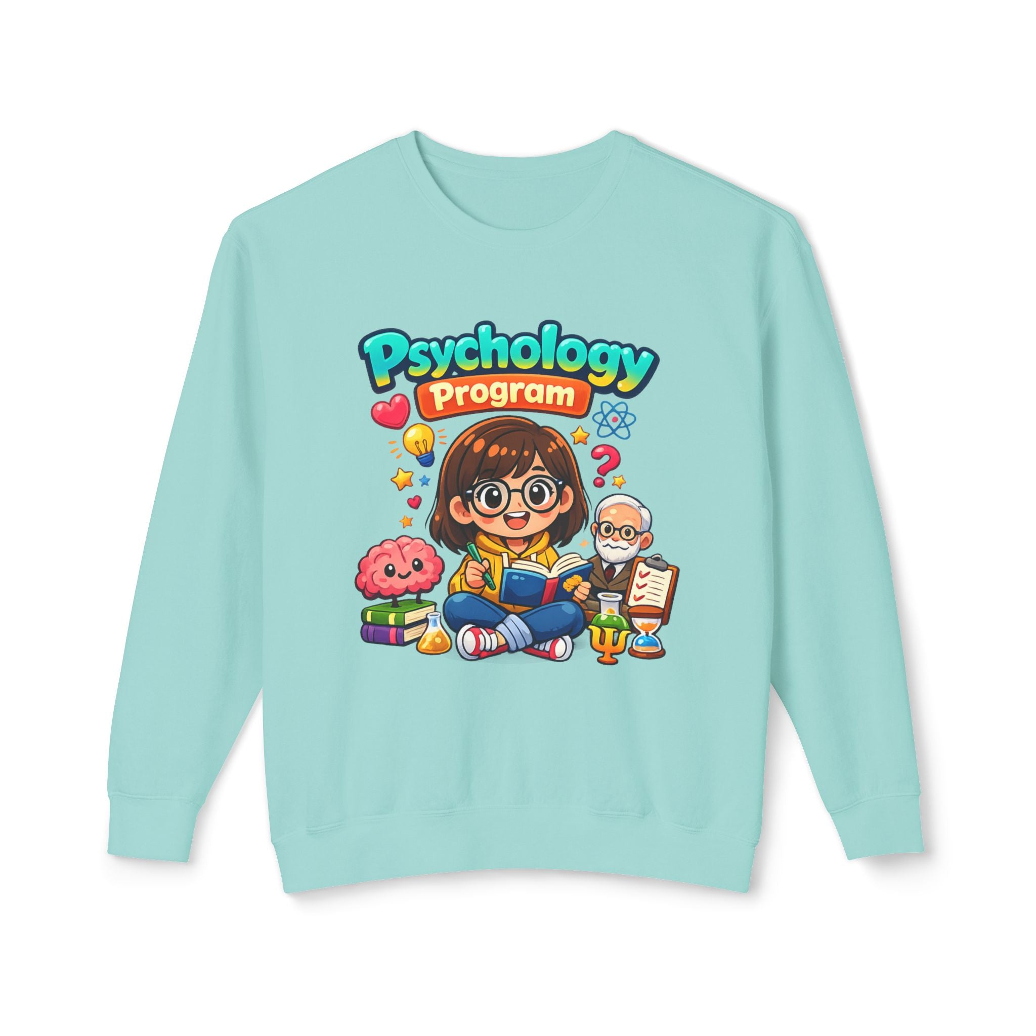 Psychology Program Crewneck Sweatshirt — Cute Student Grad Design
