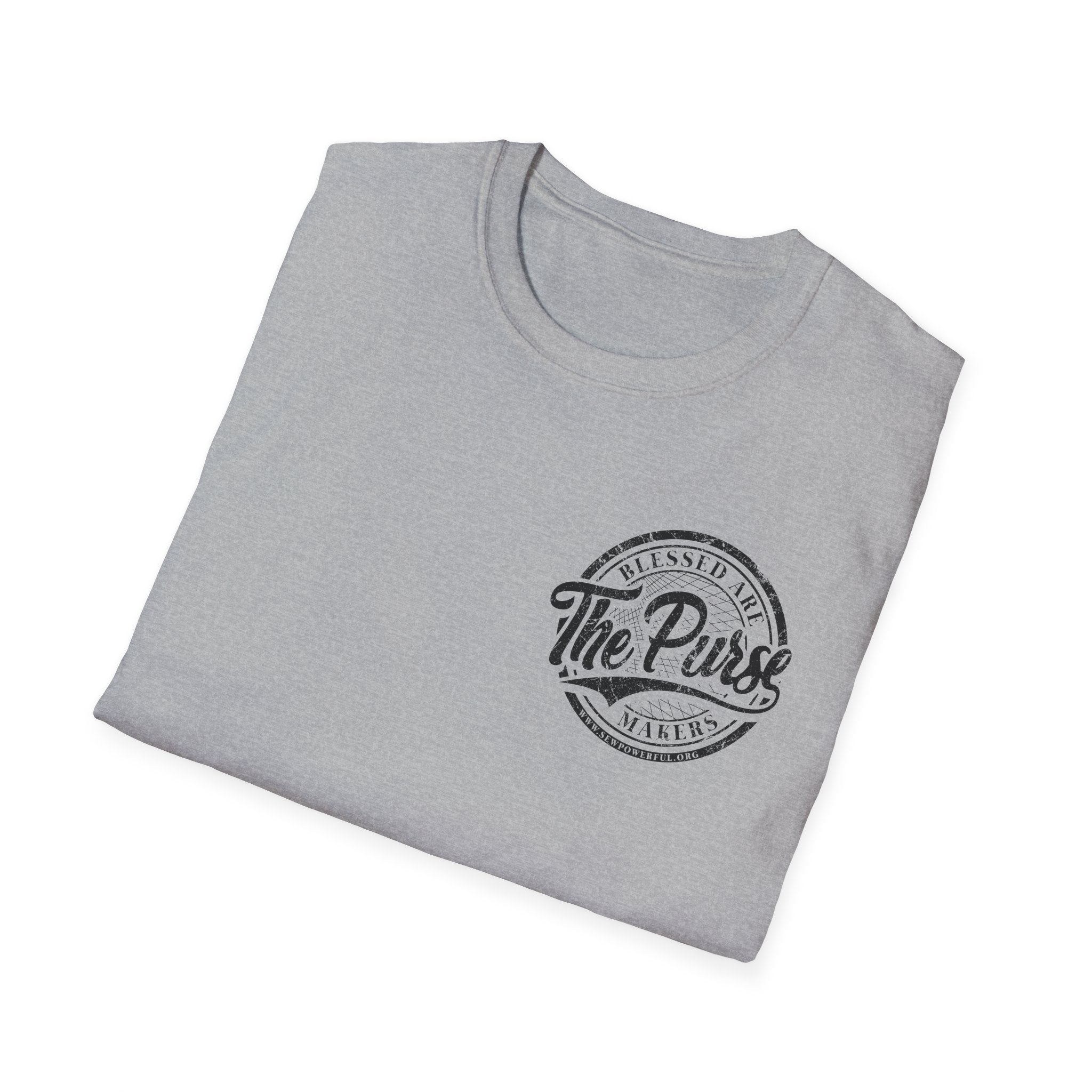 Blessed Are The Purse Makers - Small Logo T-Shirt