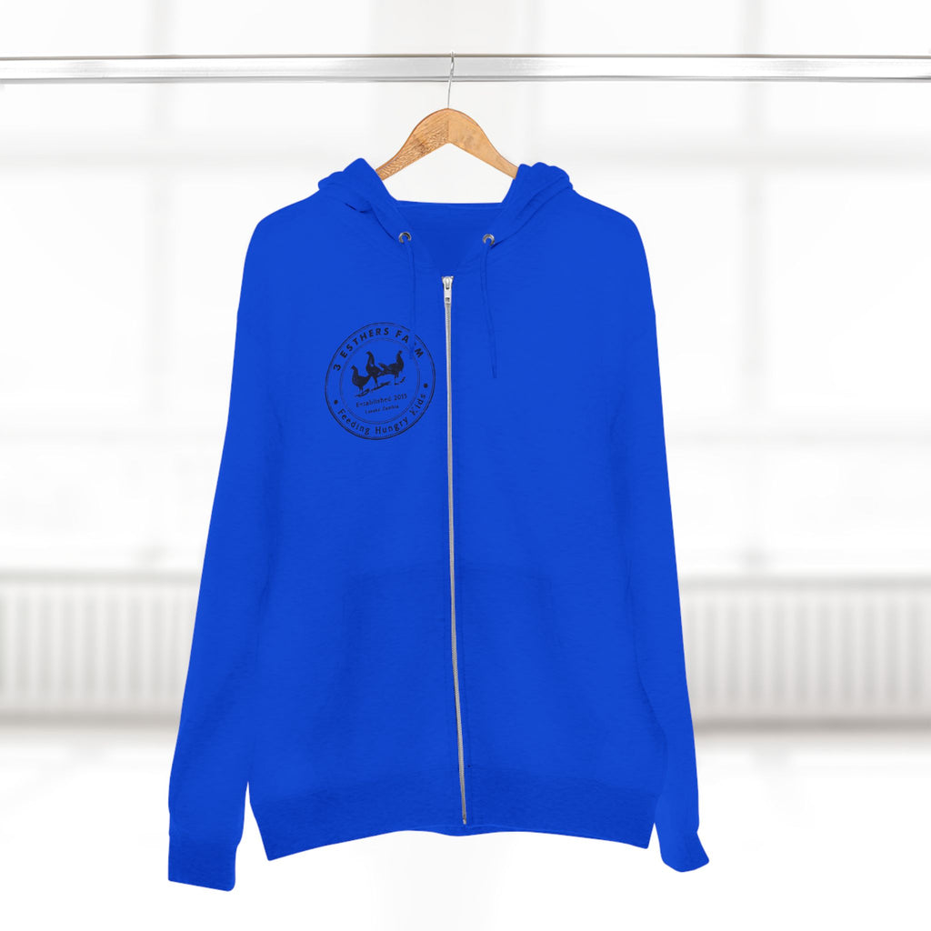 3 Esther Zip Hoodie – Coastal Sailing Badge Chest Print