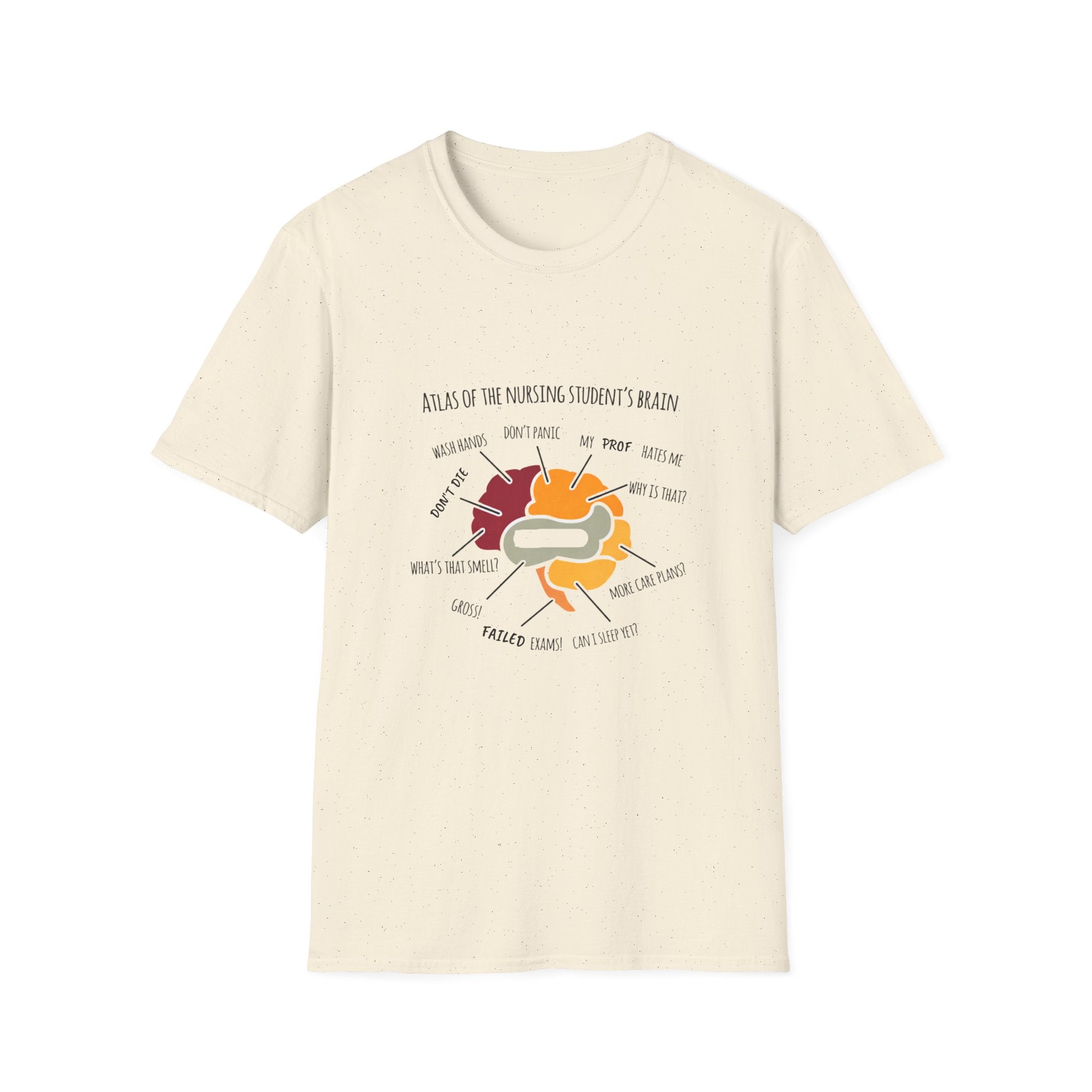 Nursing T-Shirt —  Illustrated Campus Map Tee