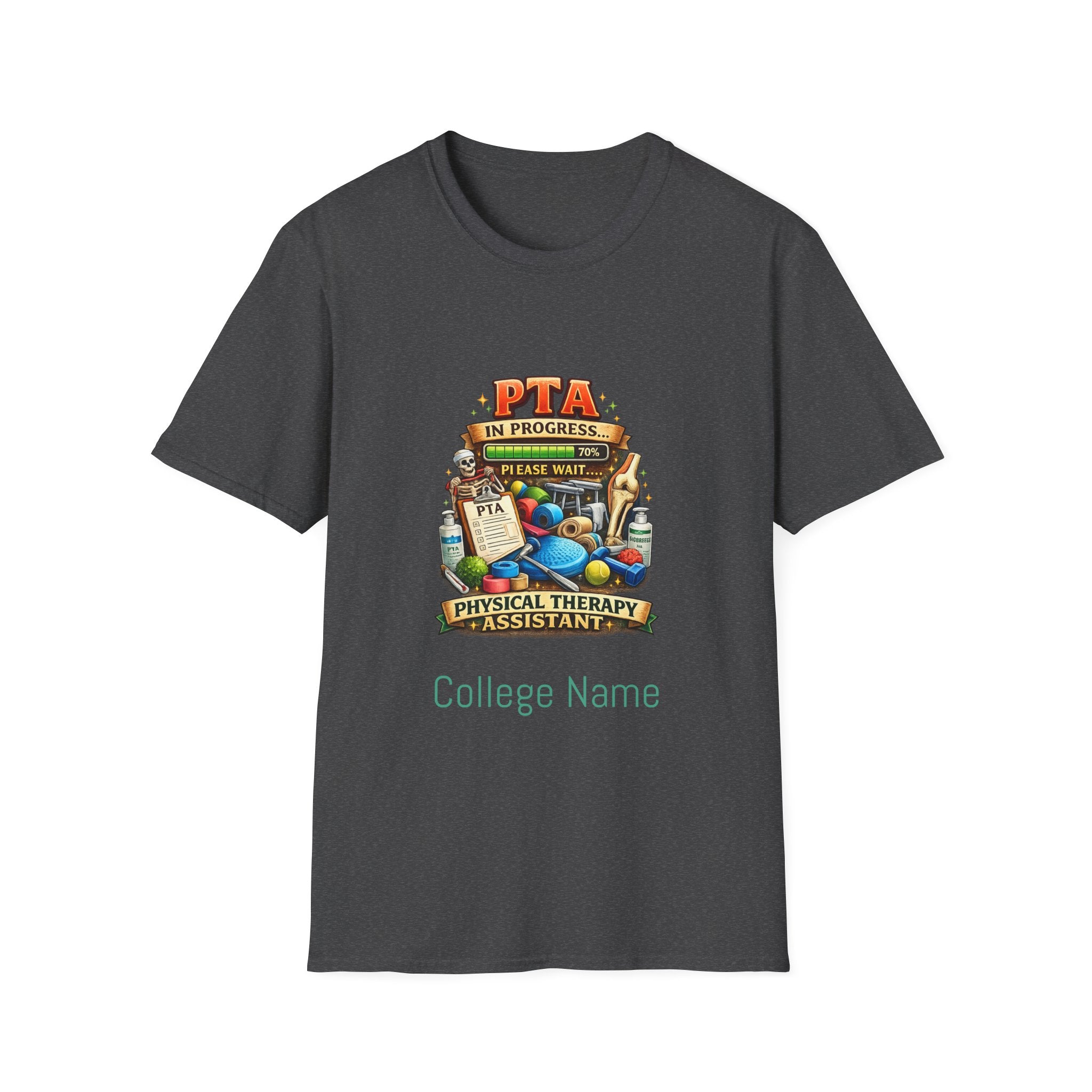 PTA In Progress T-Shirt — Physical Therapy Assistant Funny Therapist Gift