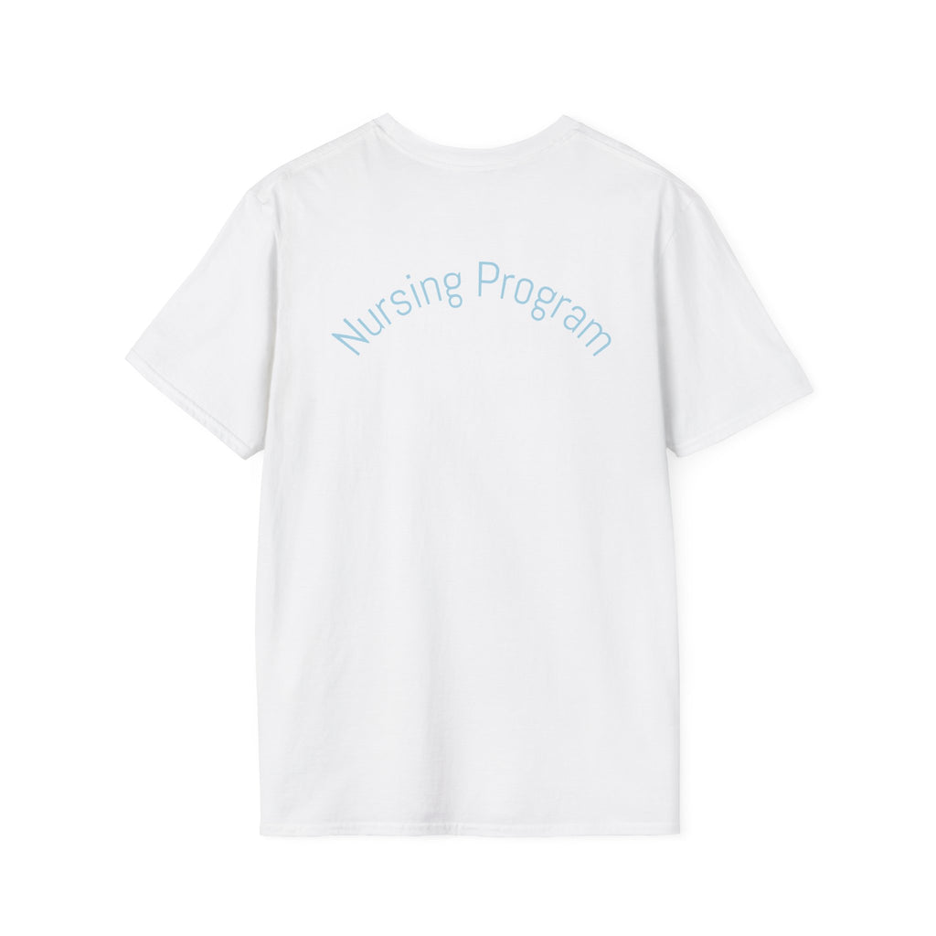 Long Beach City College Nursing Program T-Shirt — Caduceus Skull Patch Design