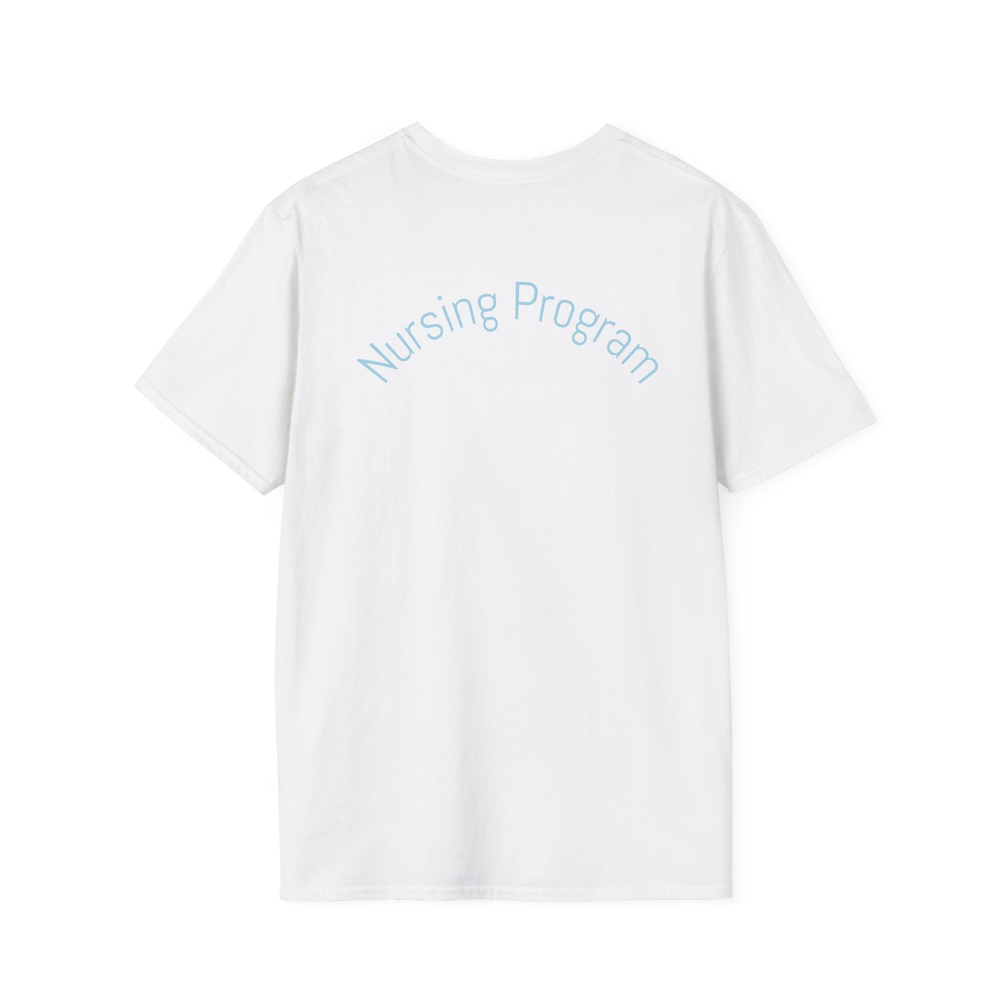 Long Beach City College Nursing Program T-Shirt — Caduceus Skull Patch Design
