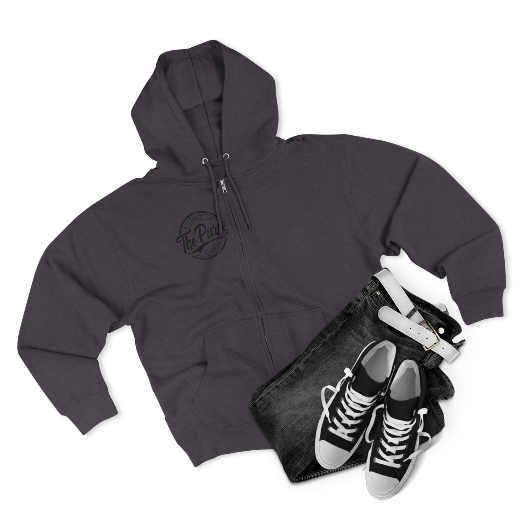 The Purse Zip Hoodie — Vintage Camping Logo Hooded Jacket