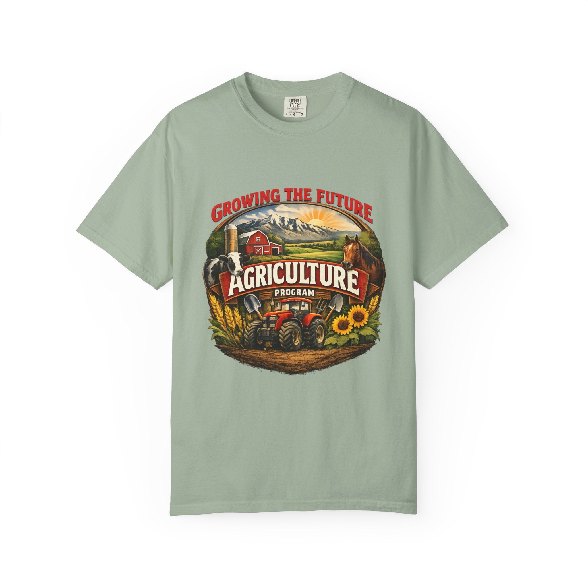 Agriculture Program T‑Shirt — "Growing the Future" Farm Vintage Graphic